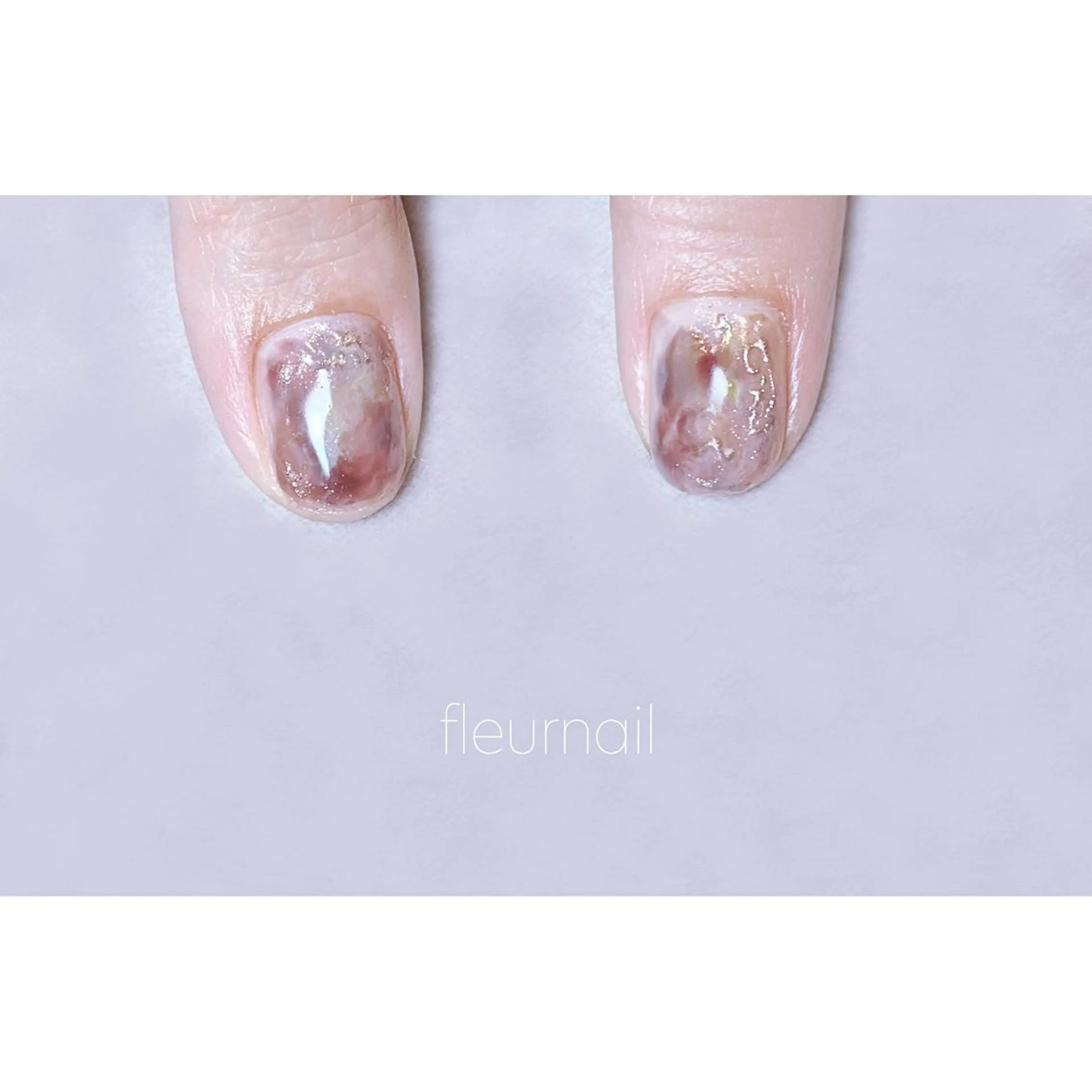 ネイル ジェルネイル パラジェル 春ネイル ハンドネイル fleurnail miuraのネイルデザイン