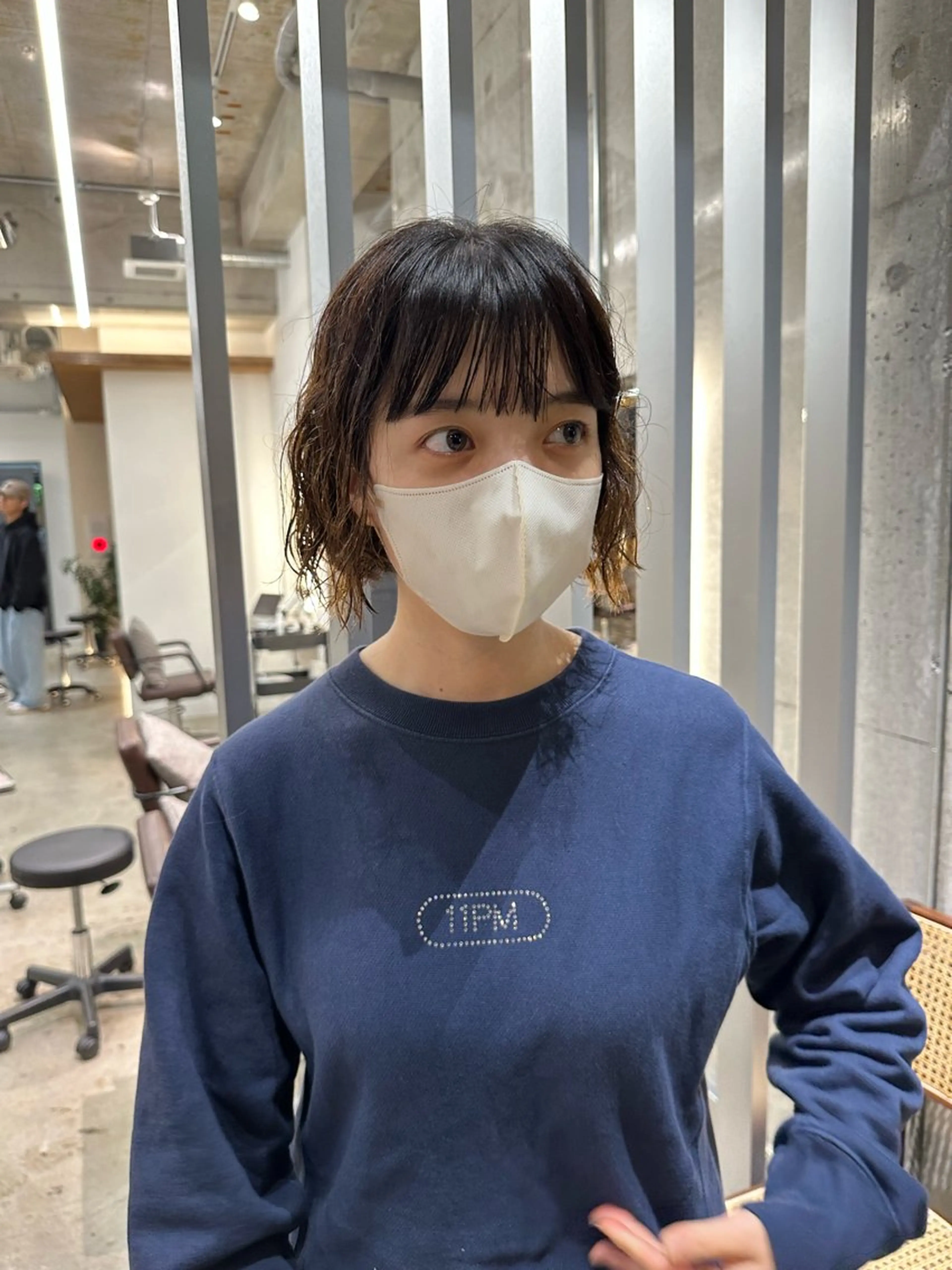 パーマ タグチ アスカのヘアスタイル