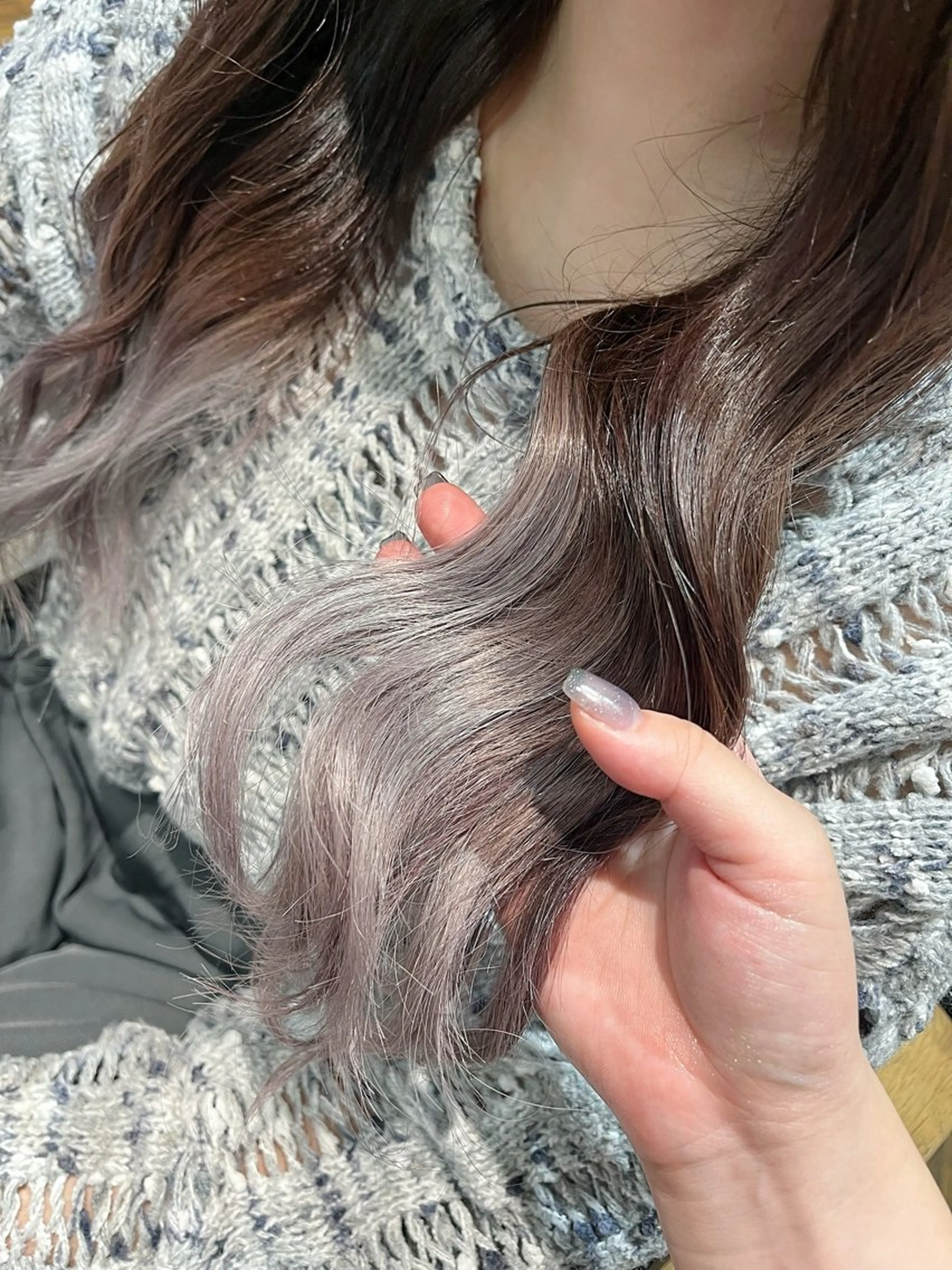 ロング カラー グラデーションカラー ラベンダーカラー 赤羽Gardenia 🌸ayame🌸のヘアスタイル