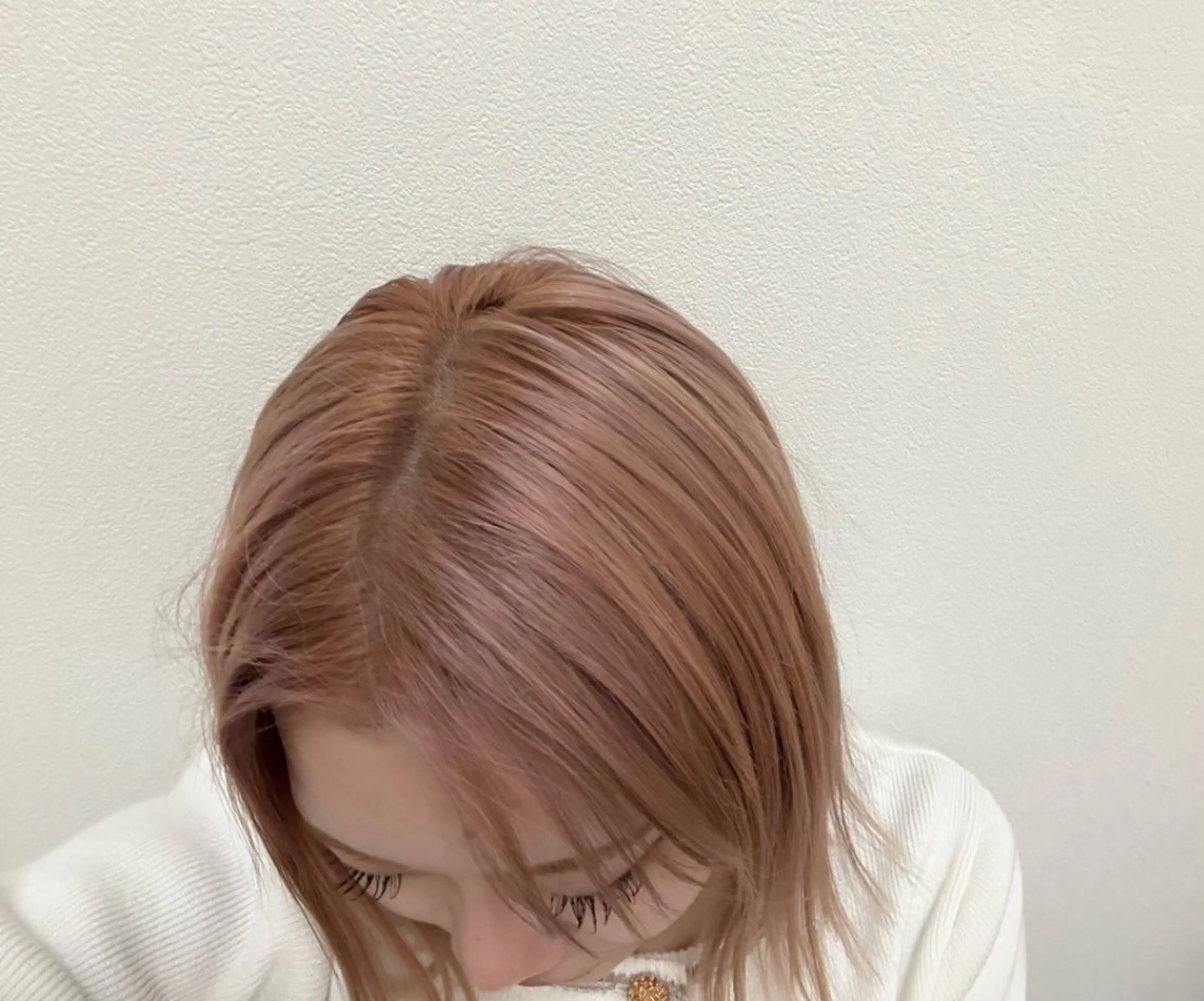 ショート ヘアカラー トリートメント ｢韓国風カラー ｣サナのヘアスタイル