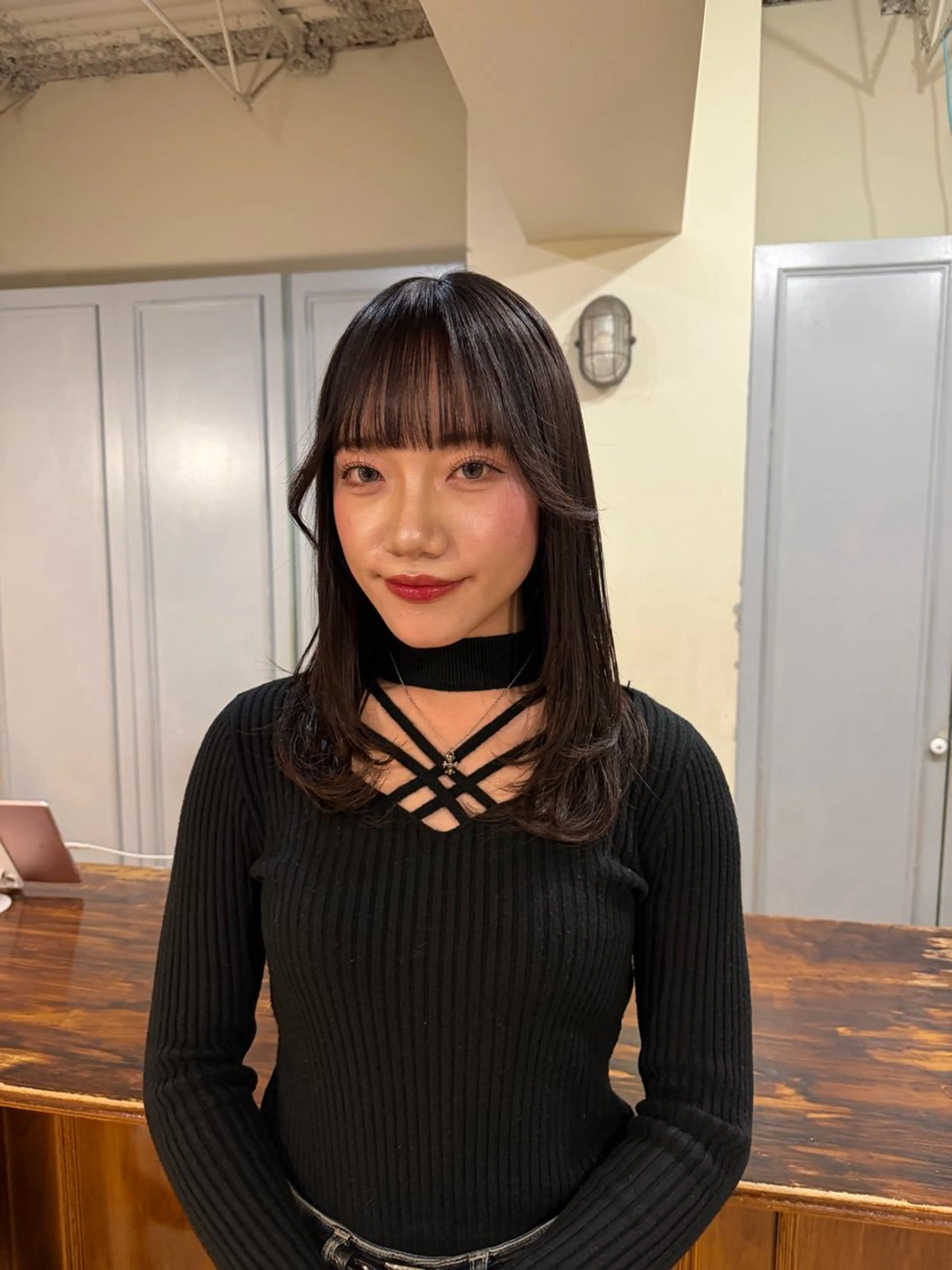 ミディアム カラー カット ヘアカラー トリートメント 🤩噂のMr.髪ポジ ティブ®️yu🤩のヘアスタイル