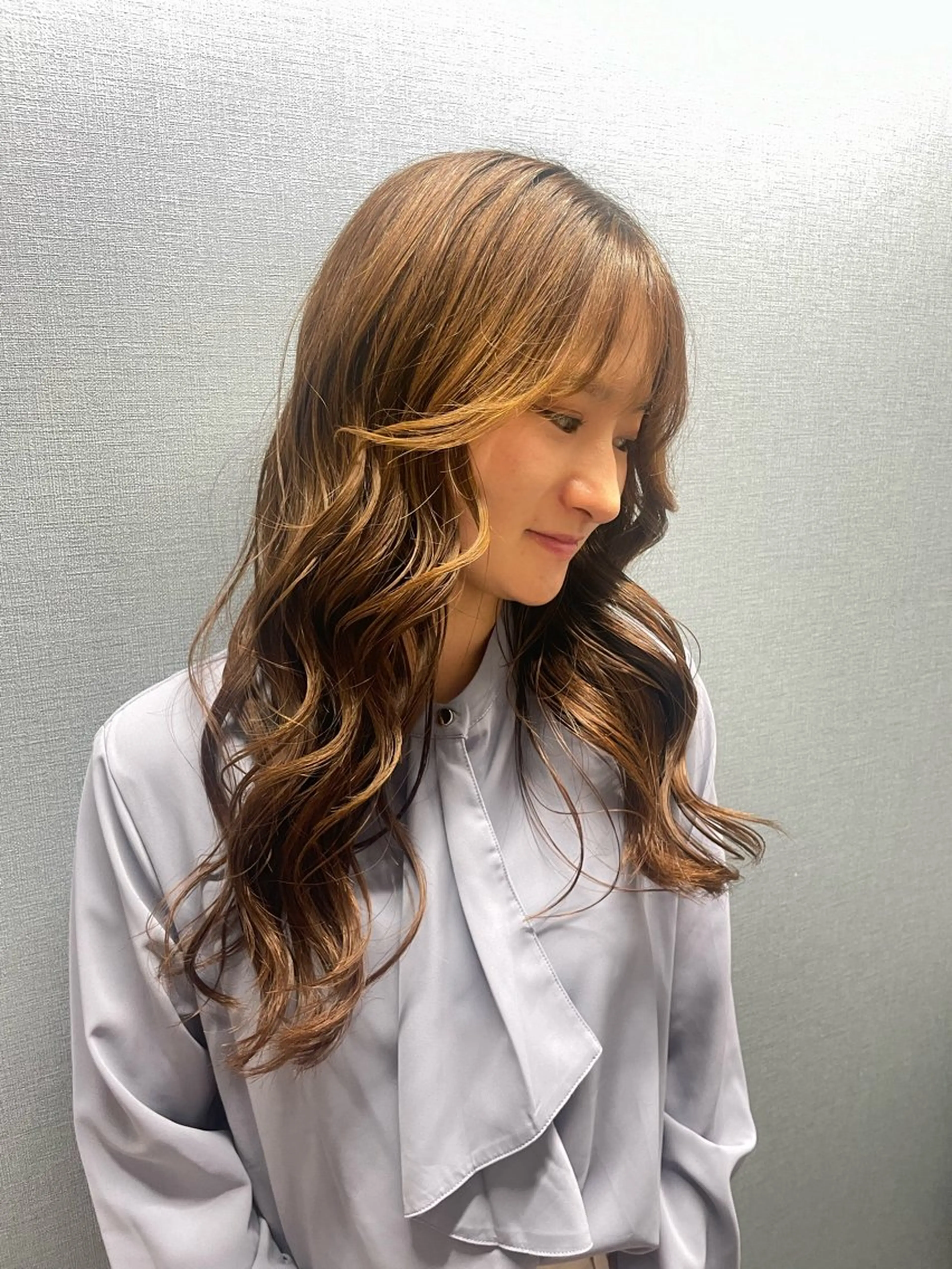 ロング トリートメント トリートメント ニュアンスカラー/ 🫧レミ(坊主)のヘアスタイル