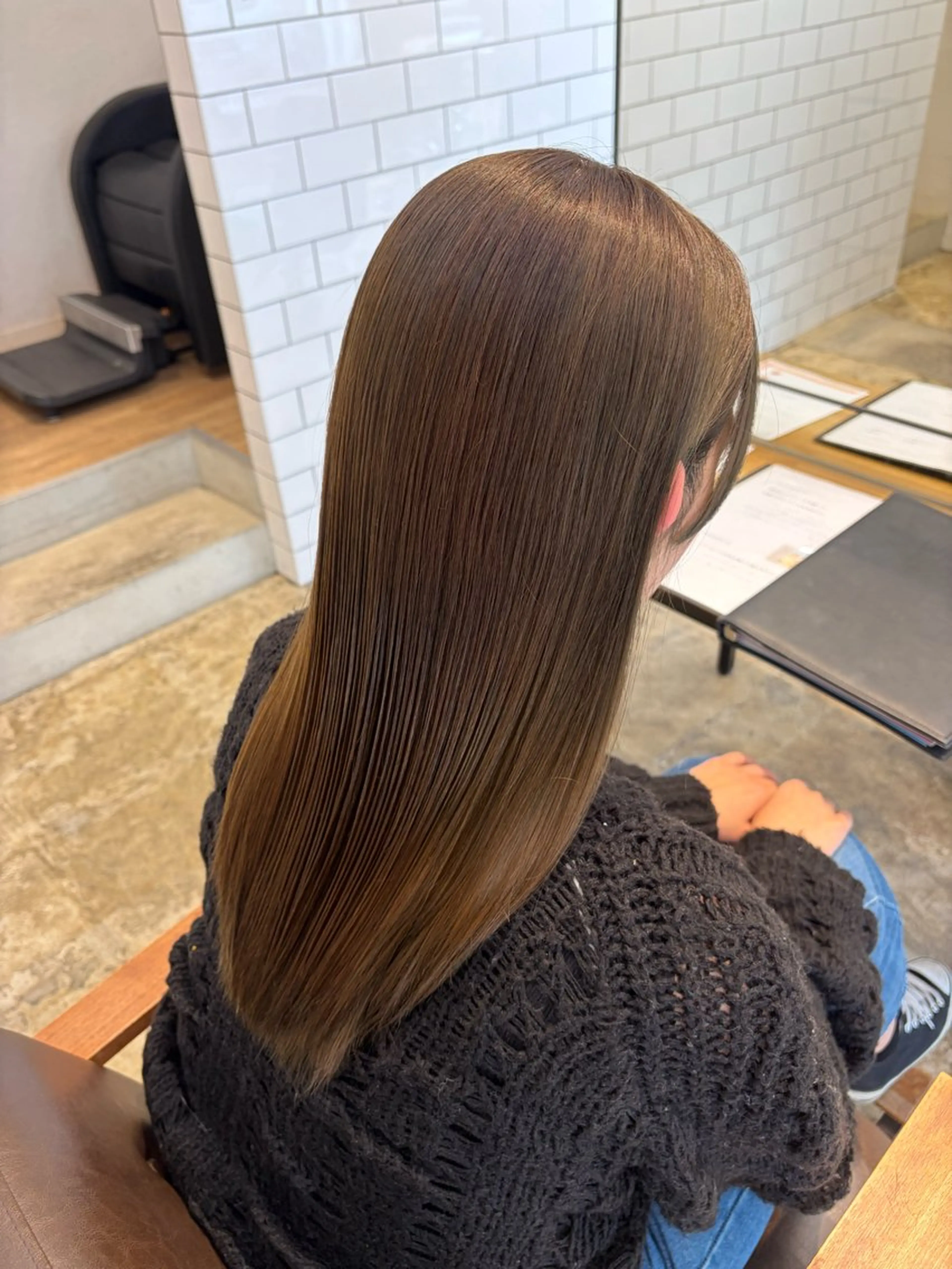 ロング カラー 坂下 かのんのヘアスタイル