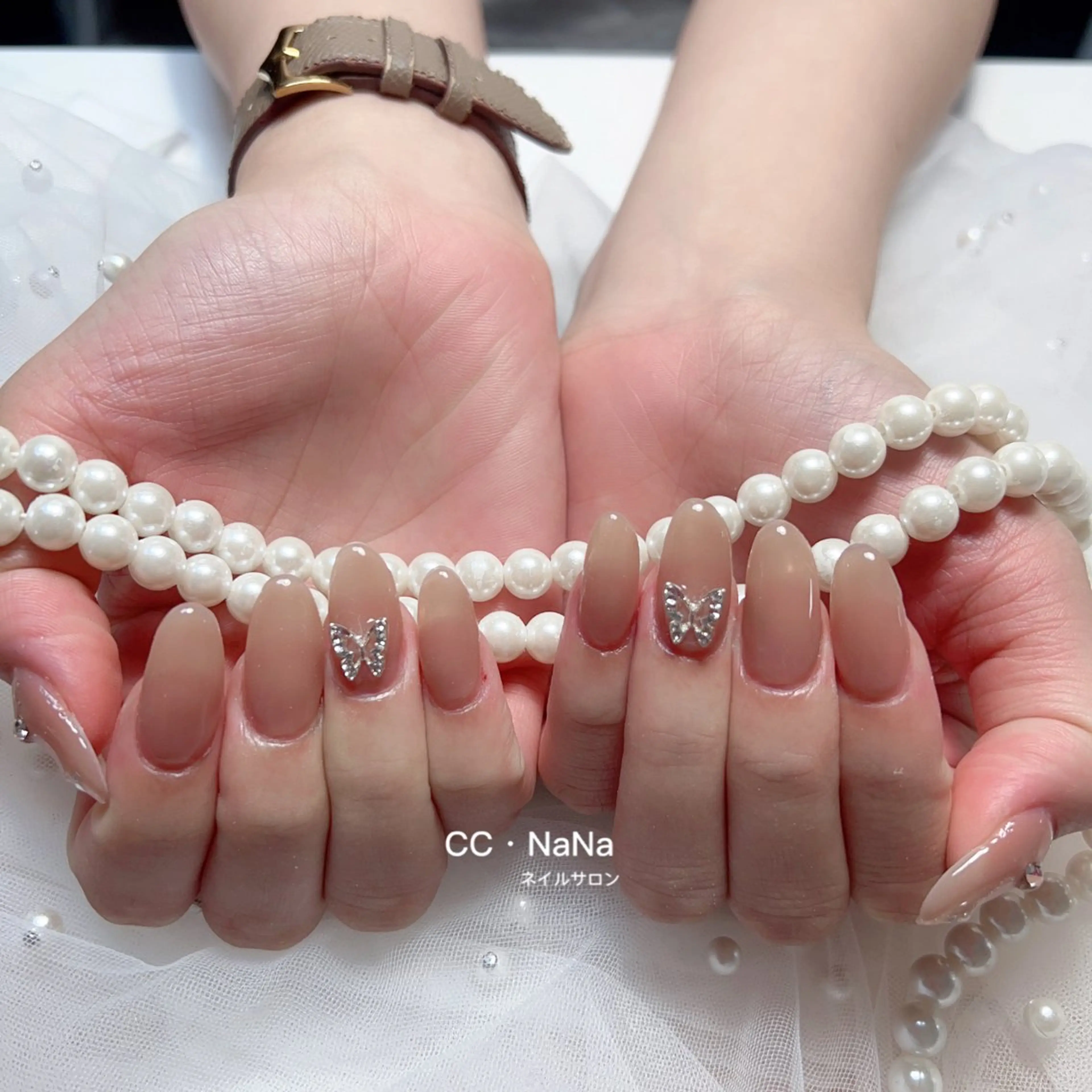 ネイル スカルプネイル ハンドネイル 💎CC・NaNa 韓国風ネイル🌙Cのネイルデザイン