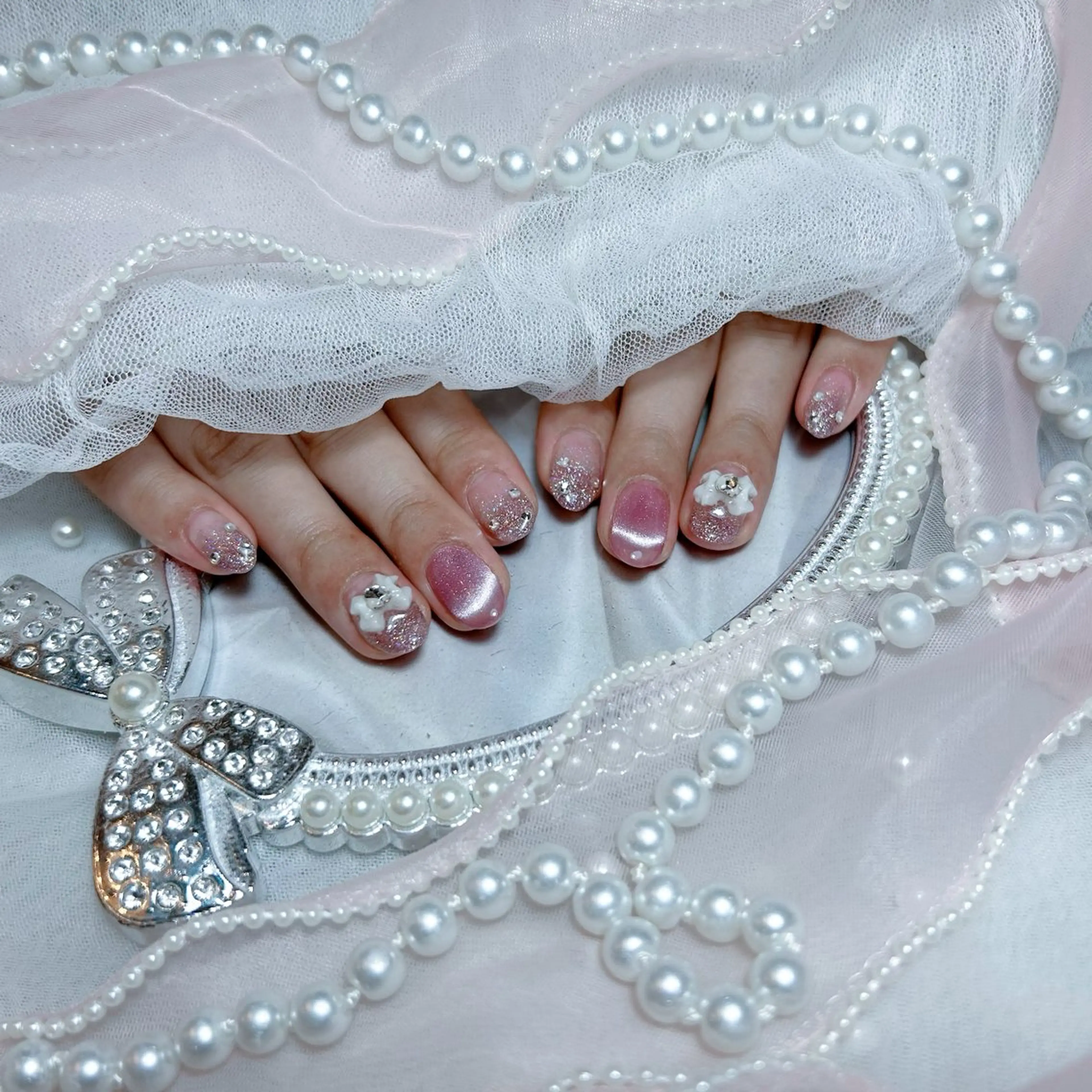 ネイル ハンドネイル Yudia🩵 Yuiのネイルデザイン