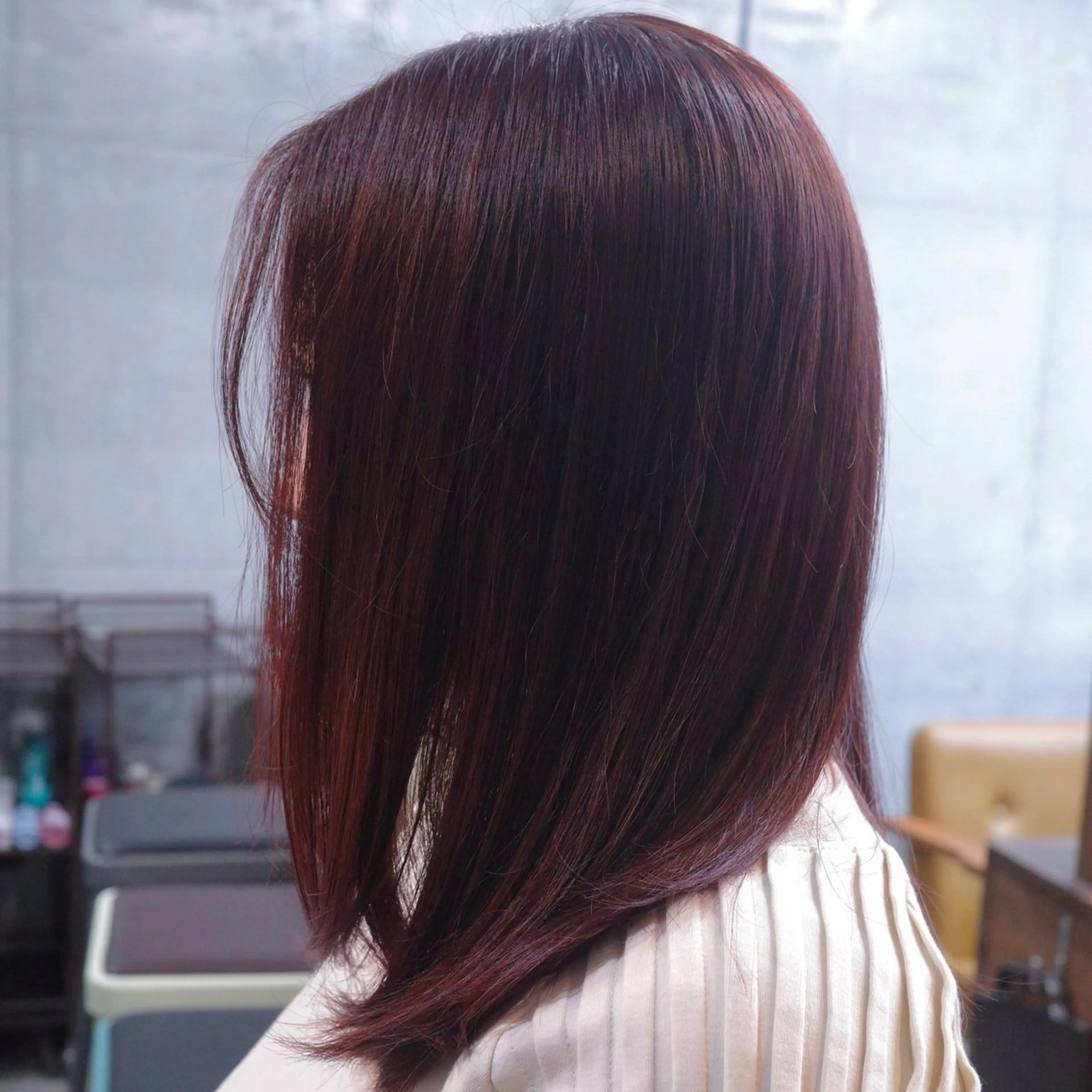 カラー ブリーチ ブリーチなしカラー manami/艶髪 /くすみカラーのヘアスタイル