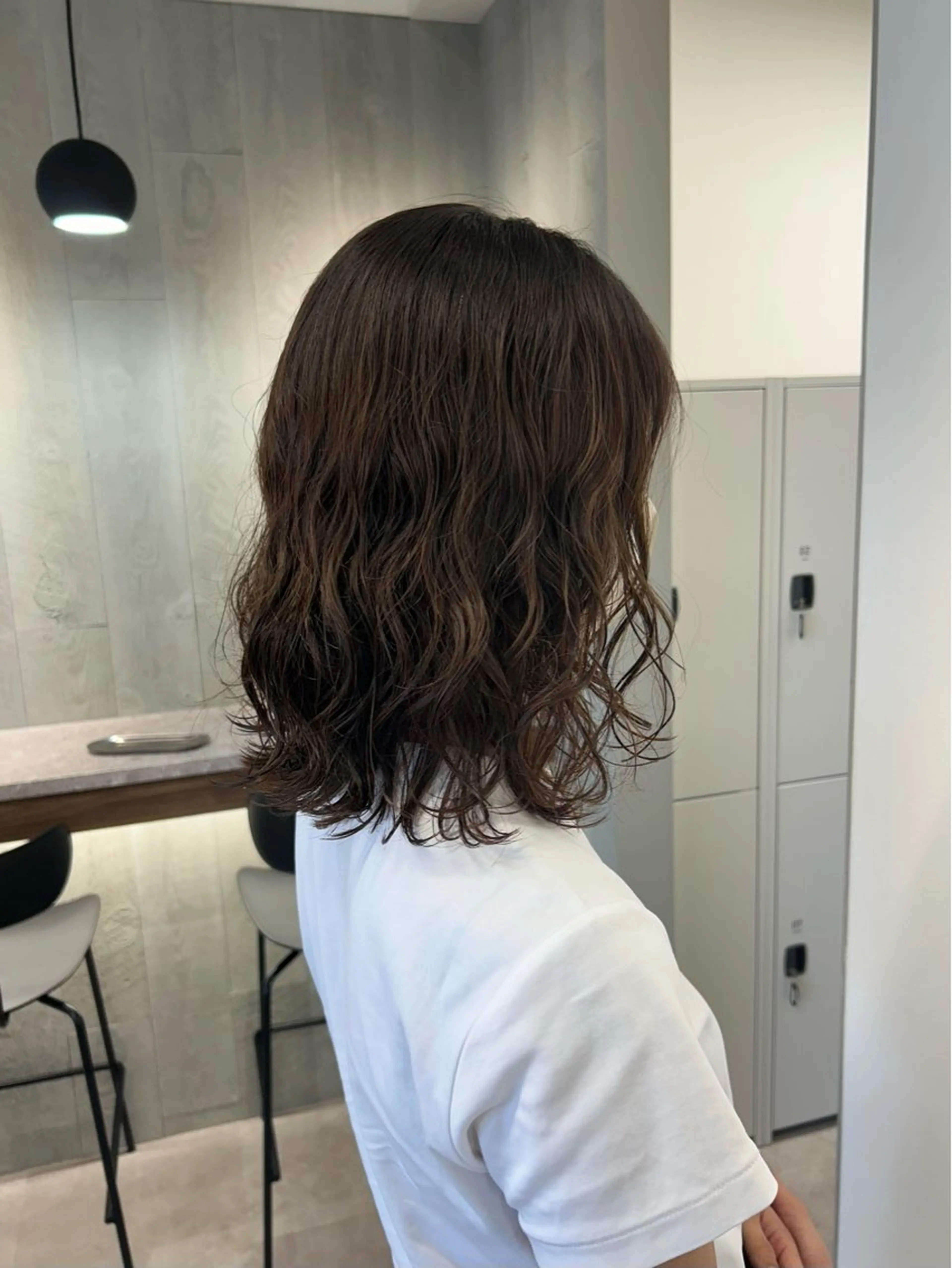 ミディアム パーマ umu.⌇ mihiroのヘアスタイル