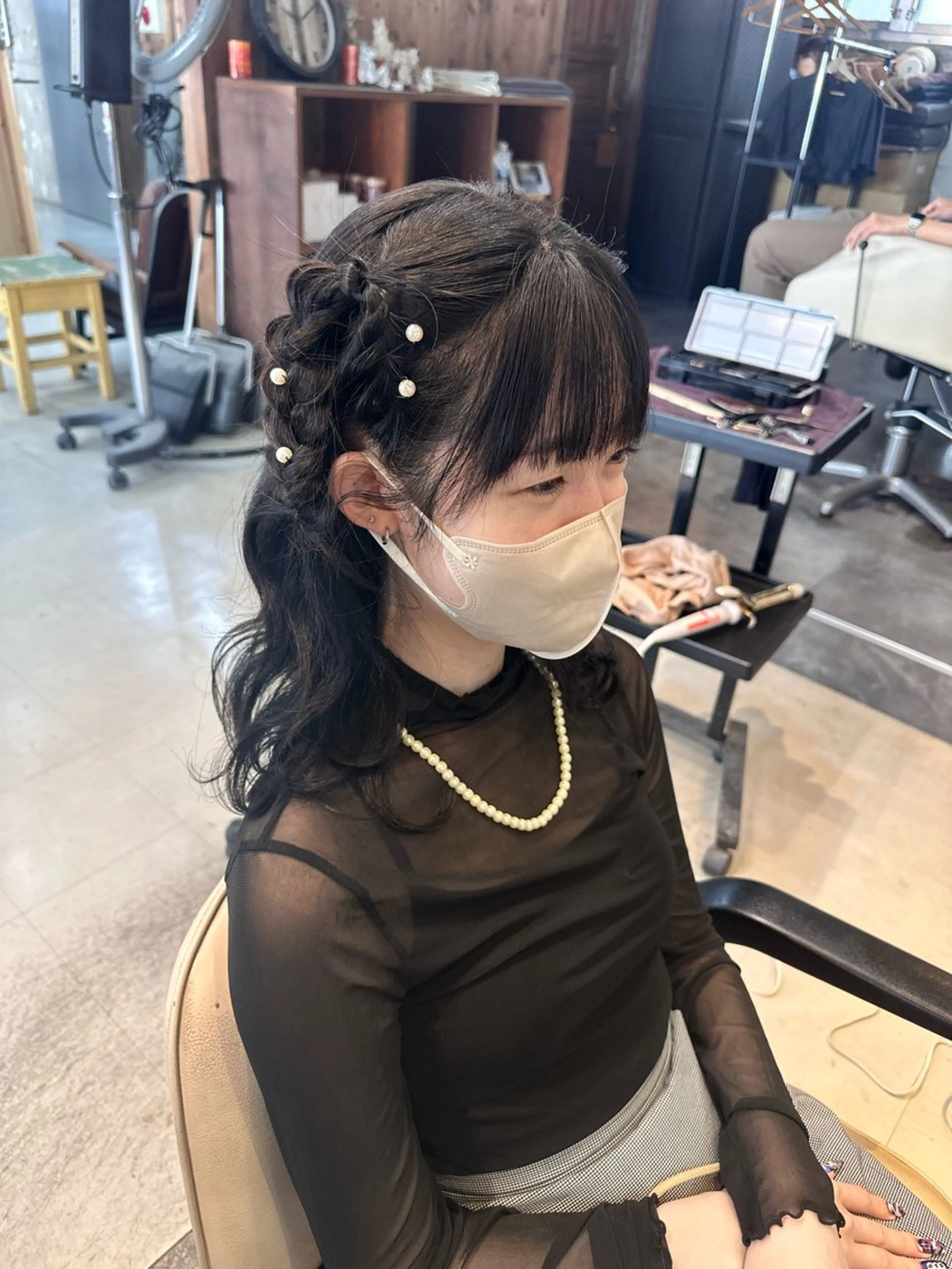 ミディアム ヘアセット Kaori / P’s 渋谷のヘアスタイル