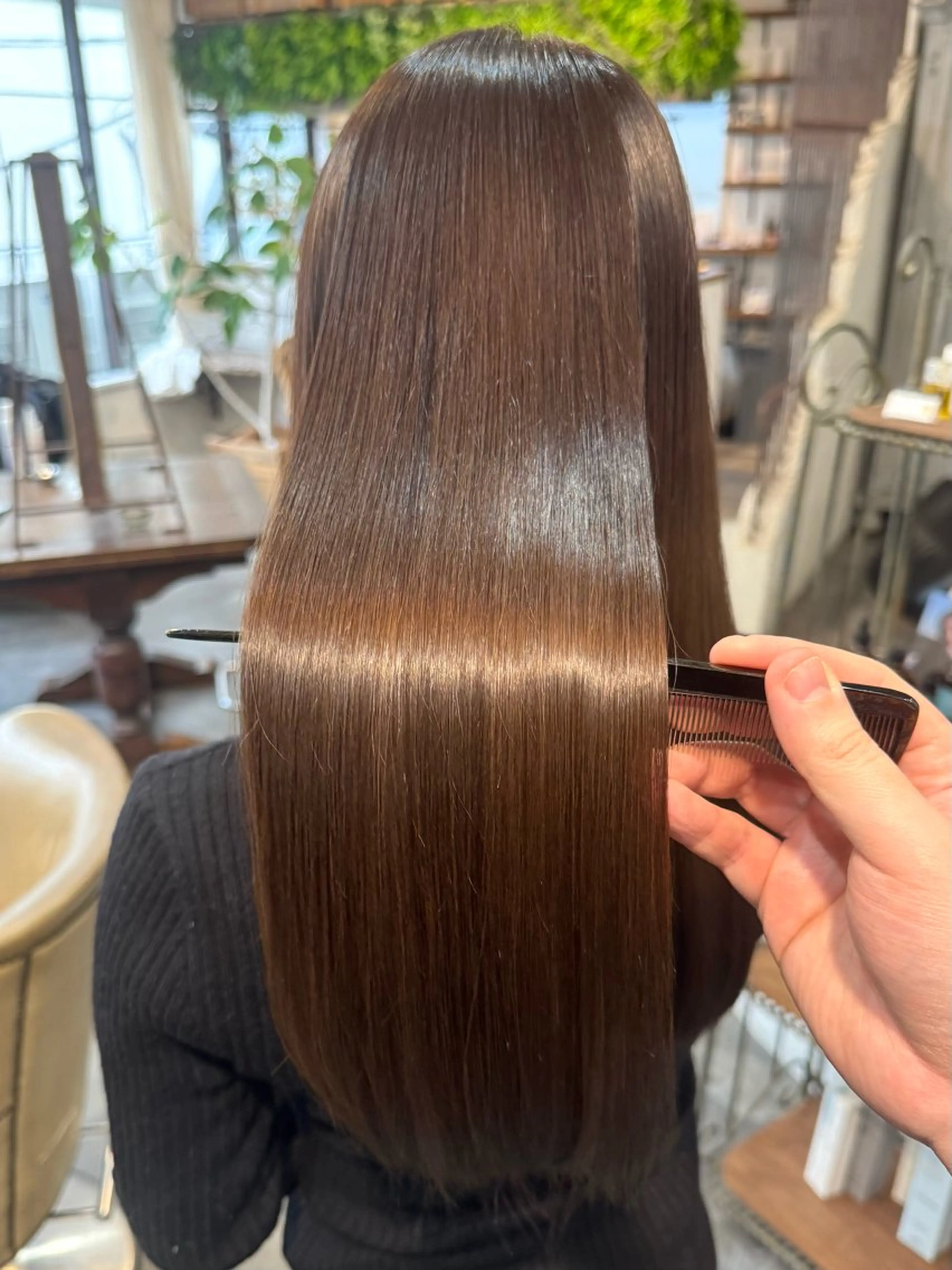 ロング カット 縮毛矯正 トリートメント 🔆髪質改善 透明感 カラー🔆佐々木貴仁のヘアスタイル