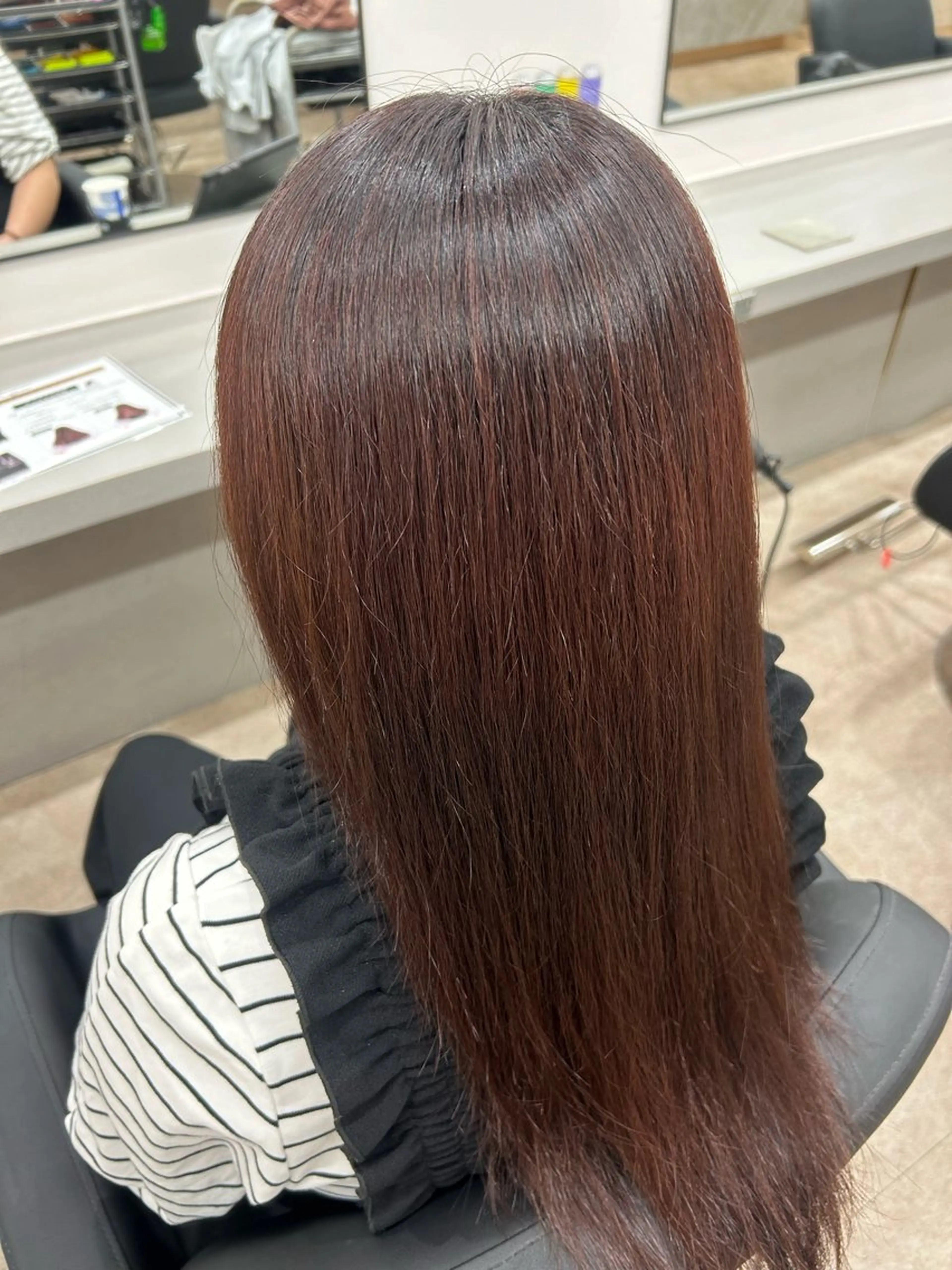 【☂️梅雨前おすすめメニュー☂️】縮毛矯正(リタッチ)➕カット➕スチームトリートメントの写真