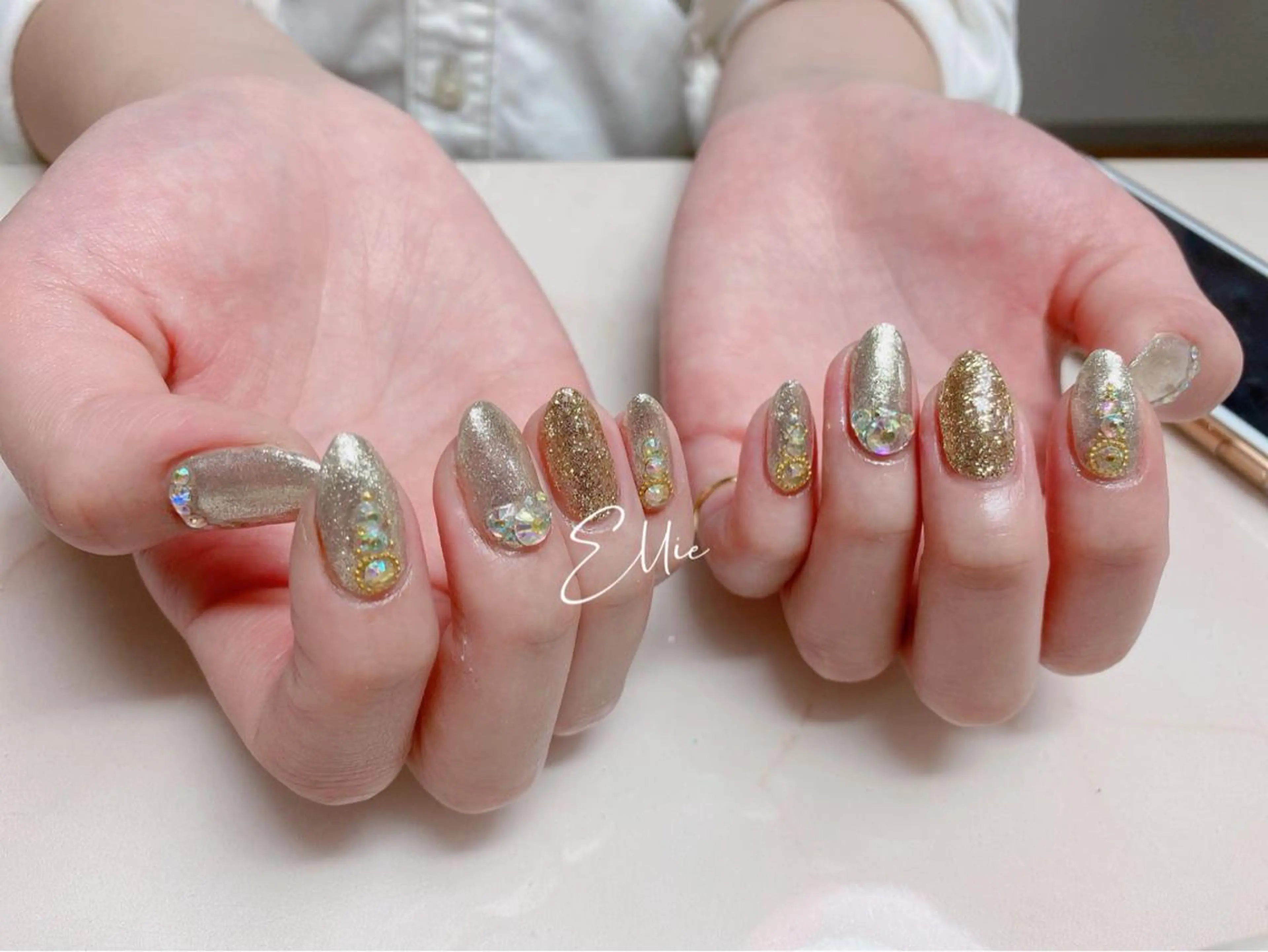 ネイル ハンドネイル ハンドケア 閨匠ビューティサロン 新橋店♡Ellieのネイルデザイン