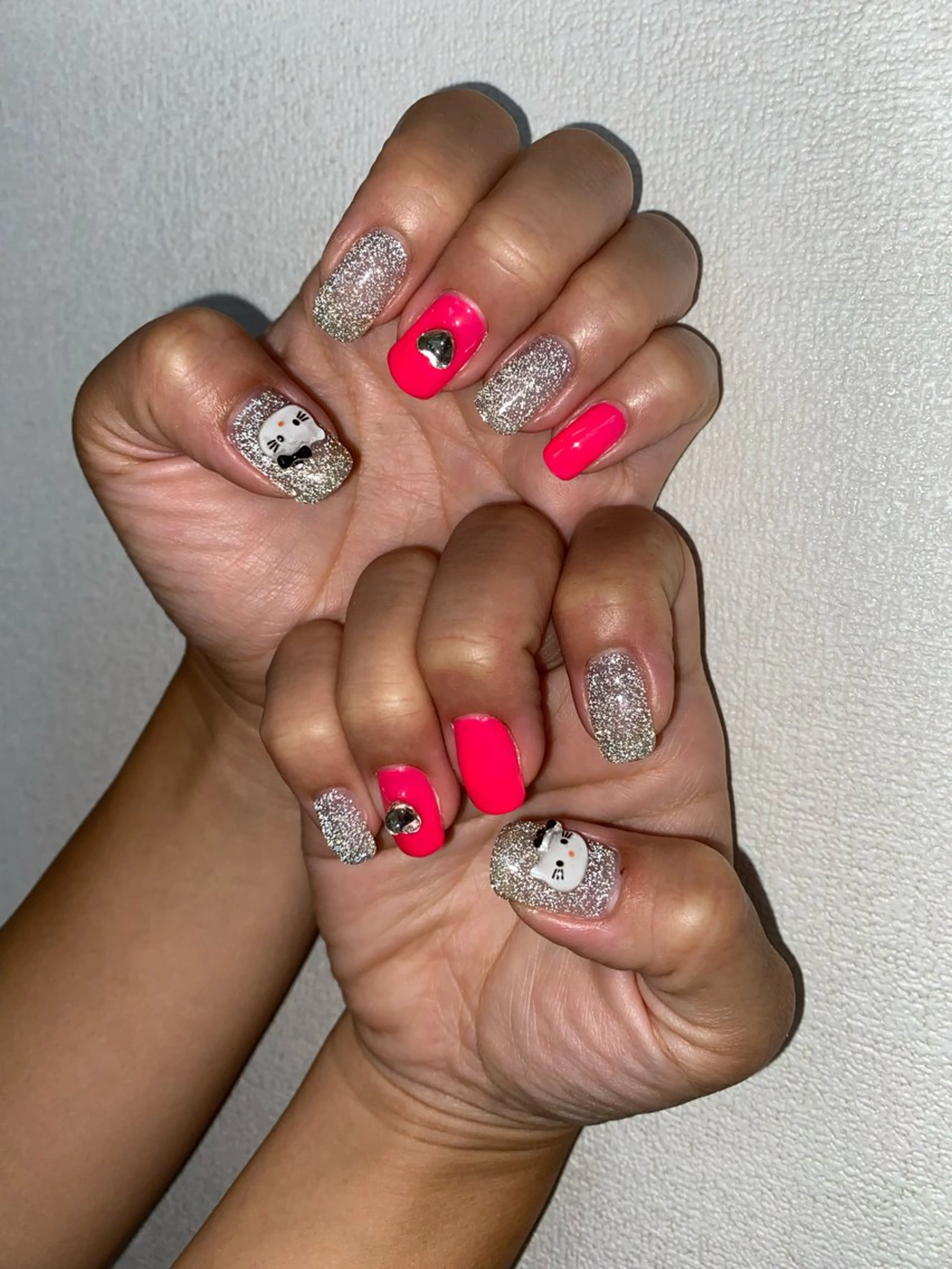 ネイル フラッシュネイル ハンドネイル 自宅サロン FeelFreeのマツエク・マツパデザイン