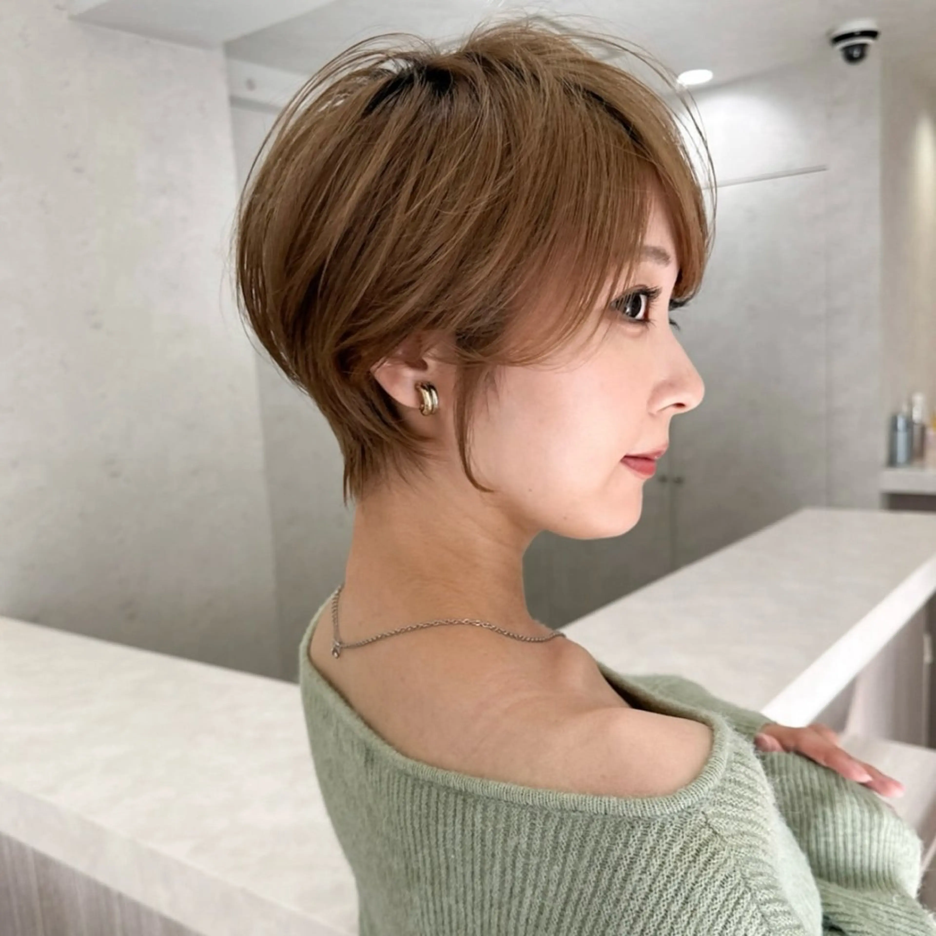 ショート 艶カラー/ヘアセット 着付け　ふうか　渋谷のヘアスタイル