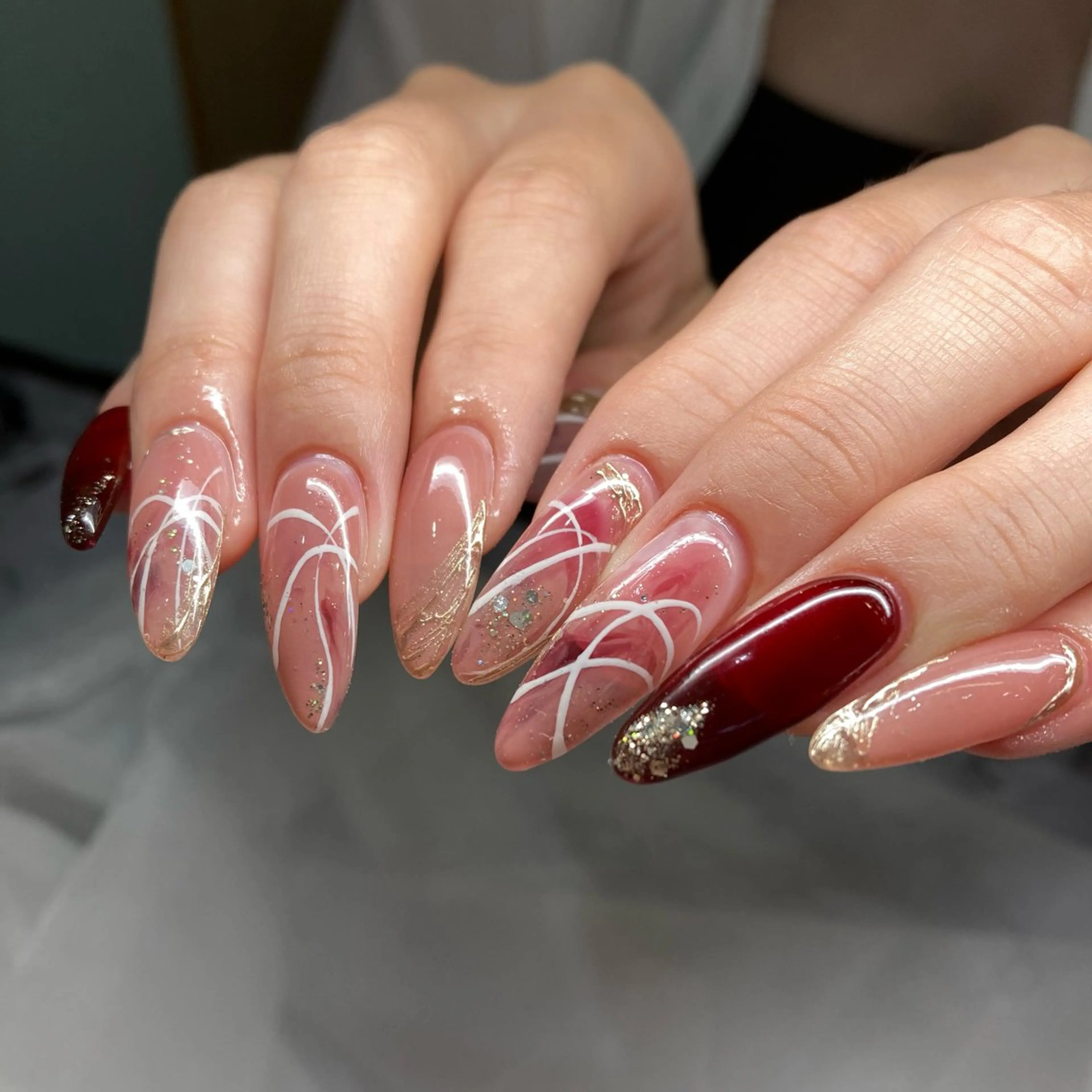 ネイル アートネイル 持ち込み ワンカラーネイル ハンドネイル Gracias. rieのネイルデザイン