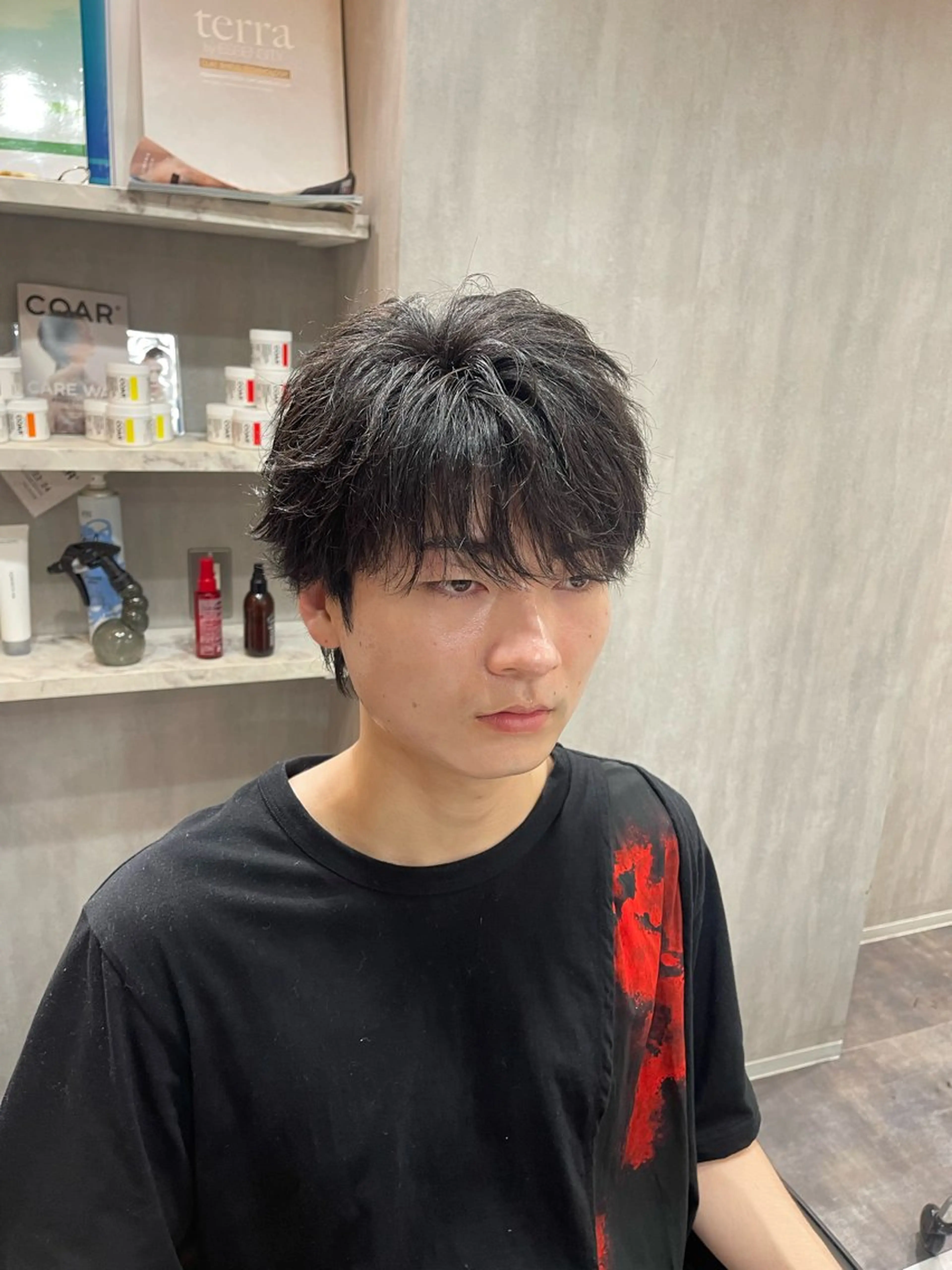 カット＋ニュアンスパーマ＋トリートメントの写真