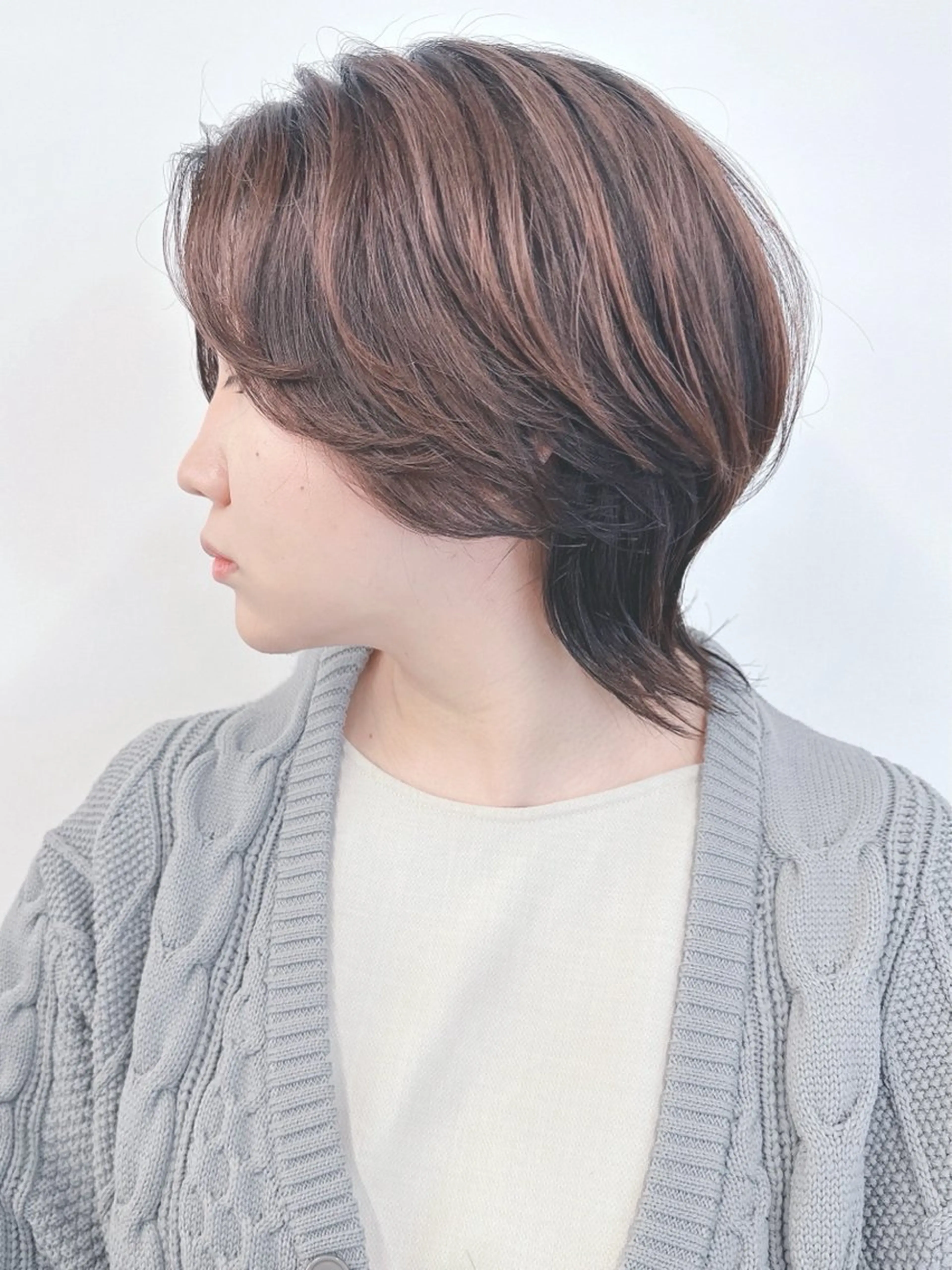 ミディアム ボブ/ゆるふわ ボブパーマ/とういのヘアスタイル