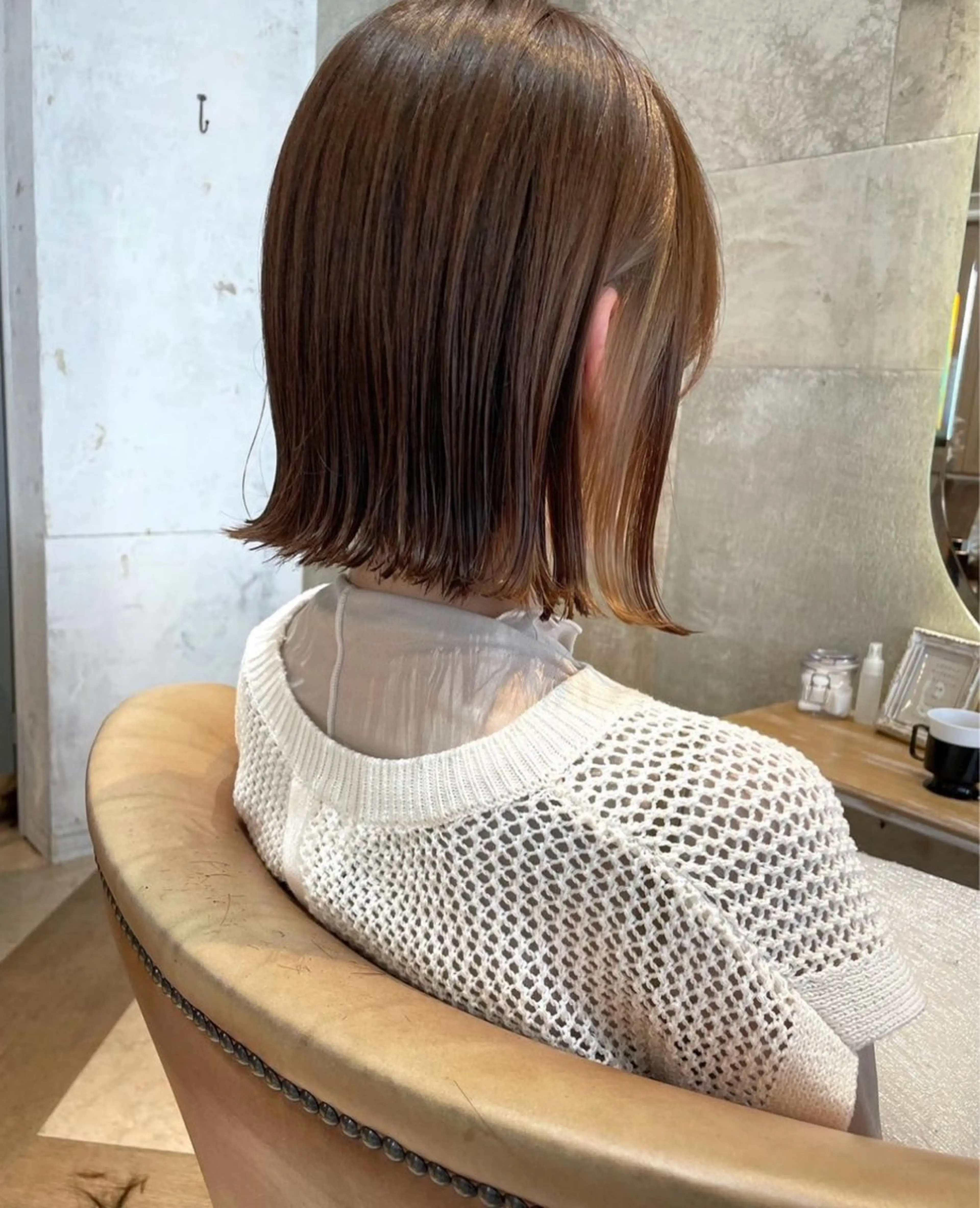 カラー ❤️ブリーチなし💚 ダブルカラー平野実花のヘアスタイル