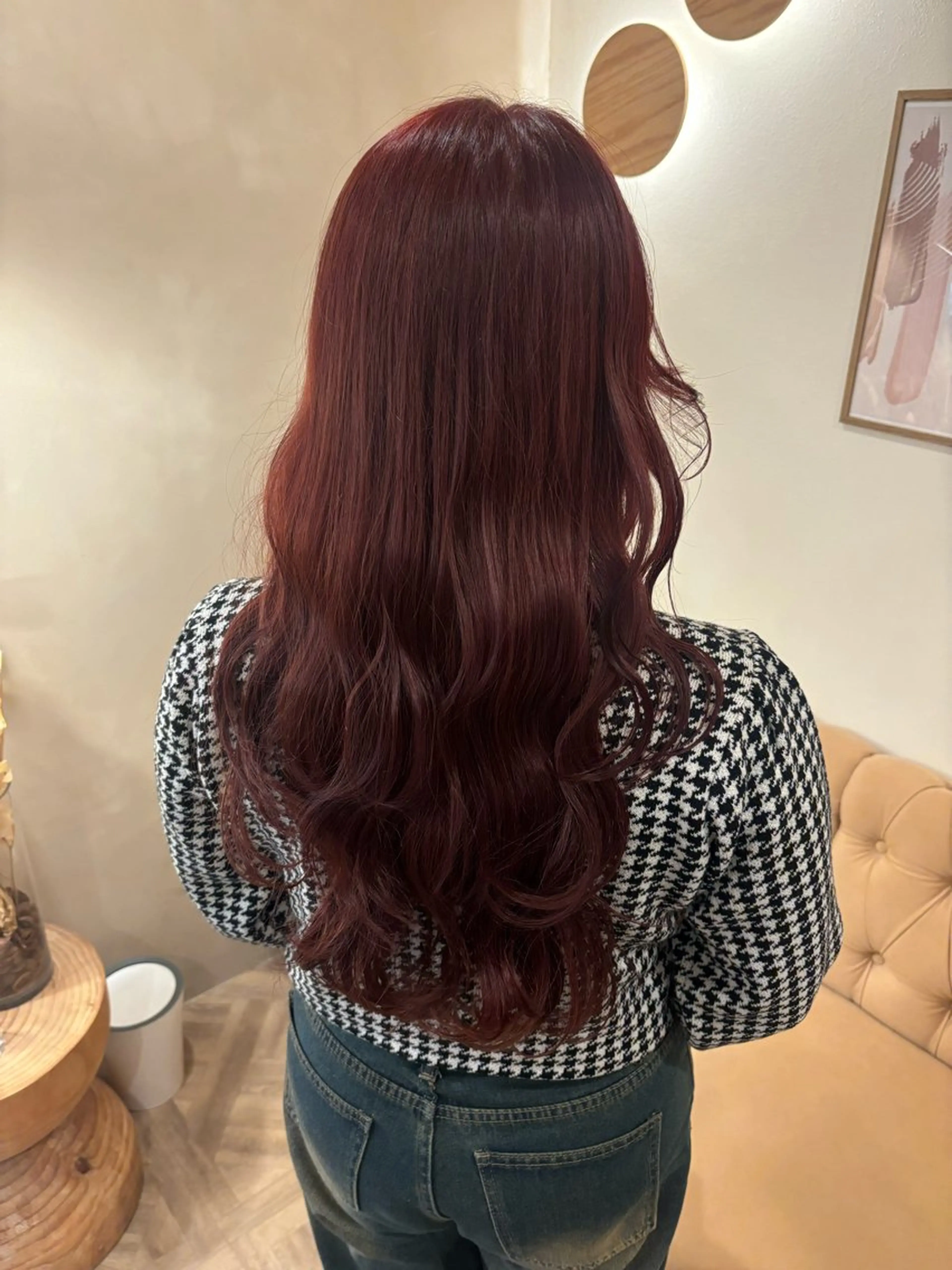 ロング カラー ミルクティ/ピンク/ レイヤー/yuriaのヘアスタイル