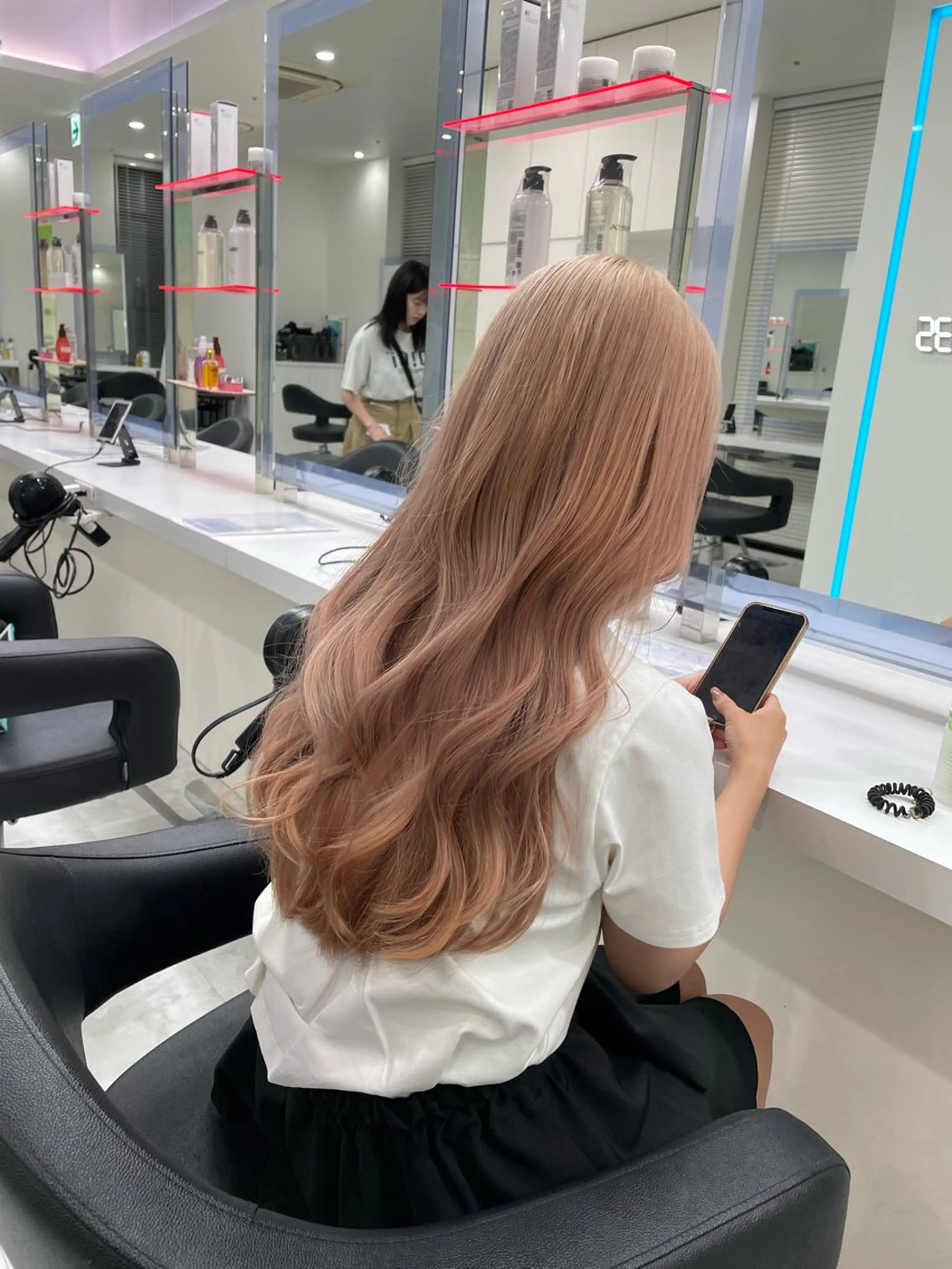 ロング 韓国ヘア忠実再現/ 韓国ヘア/tomoのヘアスタイル