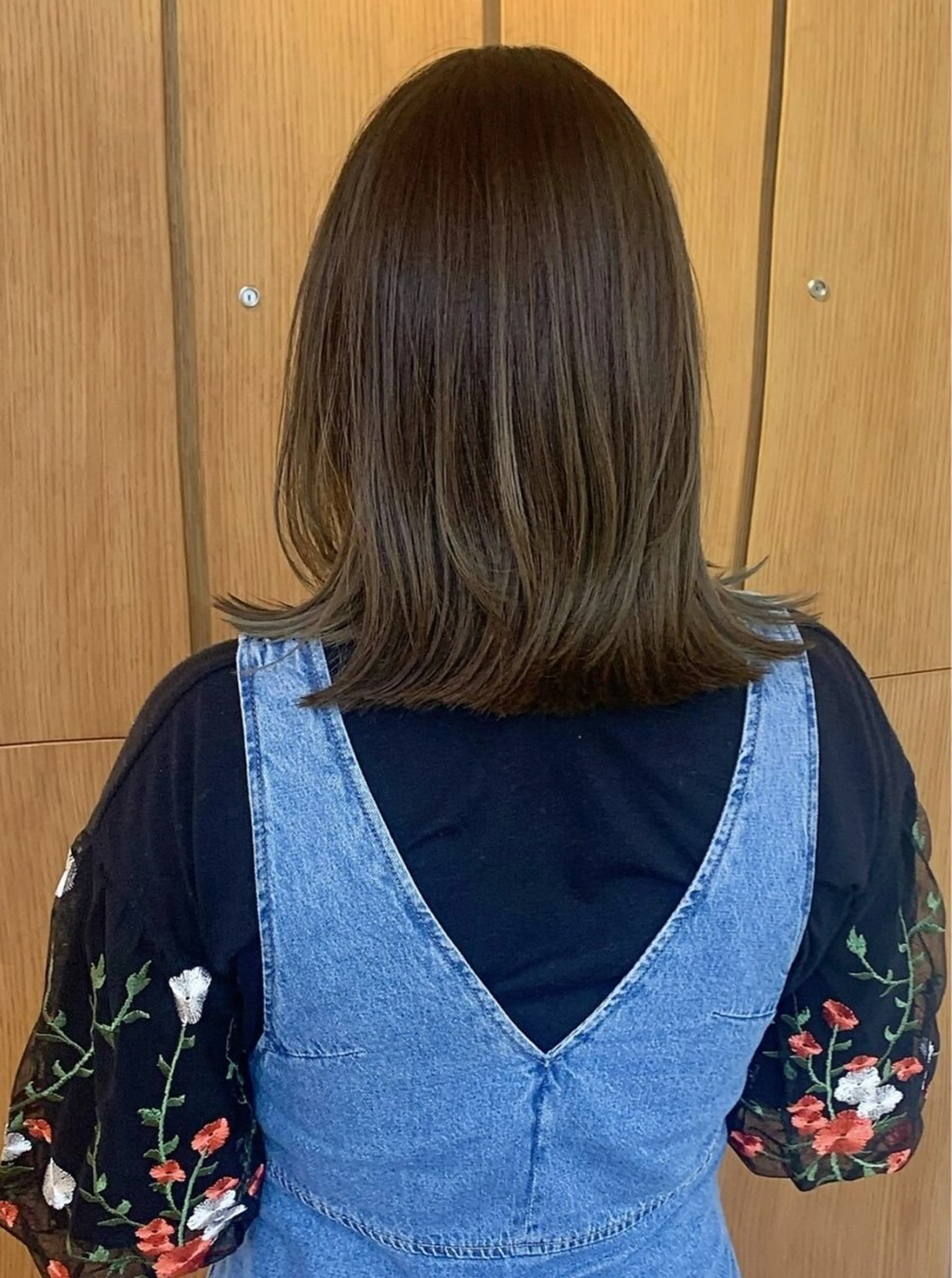 ミディアム カラー 透明感カラー ヘアカラー 立川艶髪カラーと映画 美容師YUJIのヘアスタイル