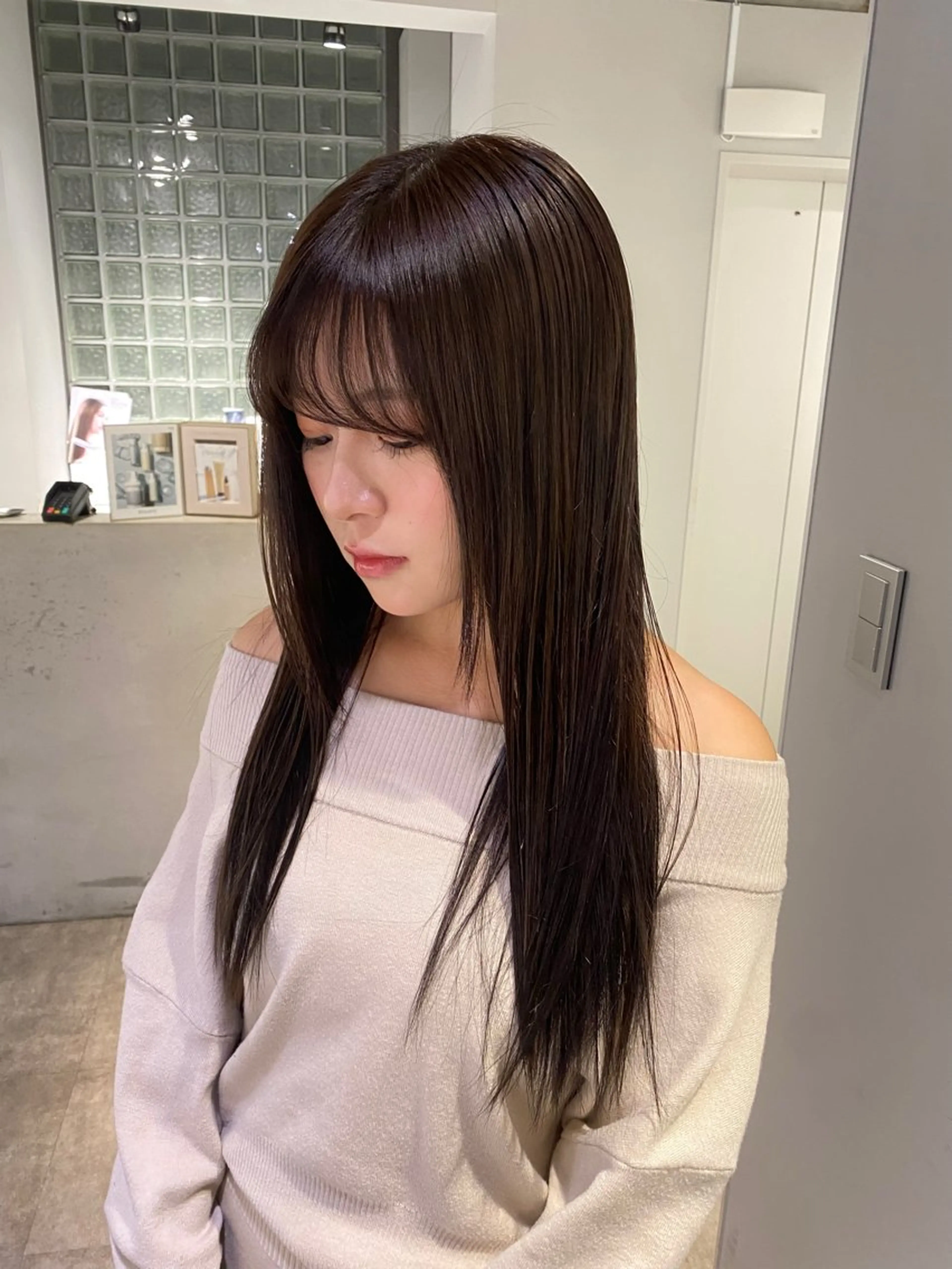 ロング カラー ハイトーンカラー 心斎橋/髪質改善 /ブリーチ/ショウマのヘアスタイル