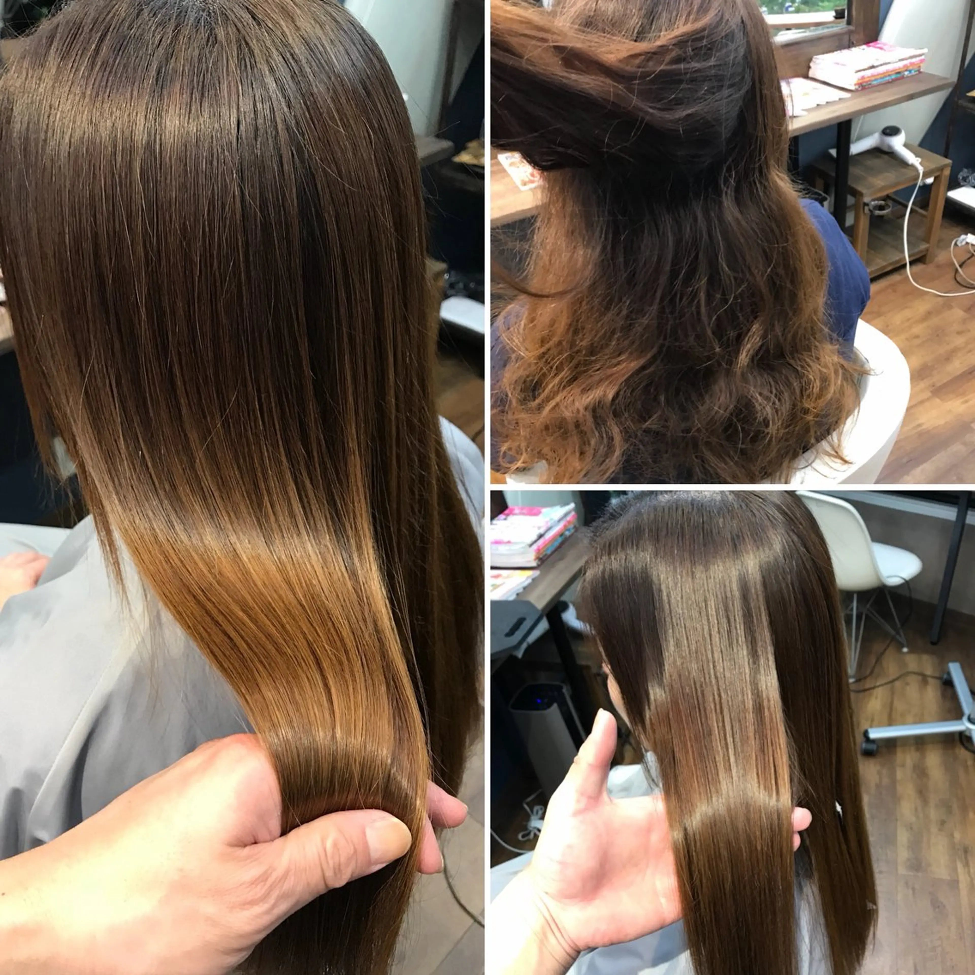 ロング 髪質改善 縮毛矯正 縮毛矯正専門店 FUNNYのヘアスタイル