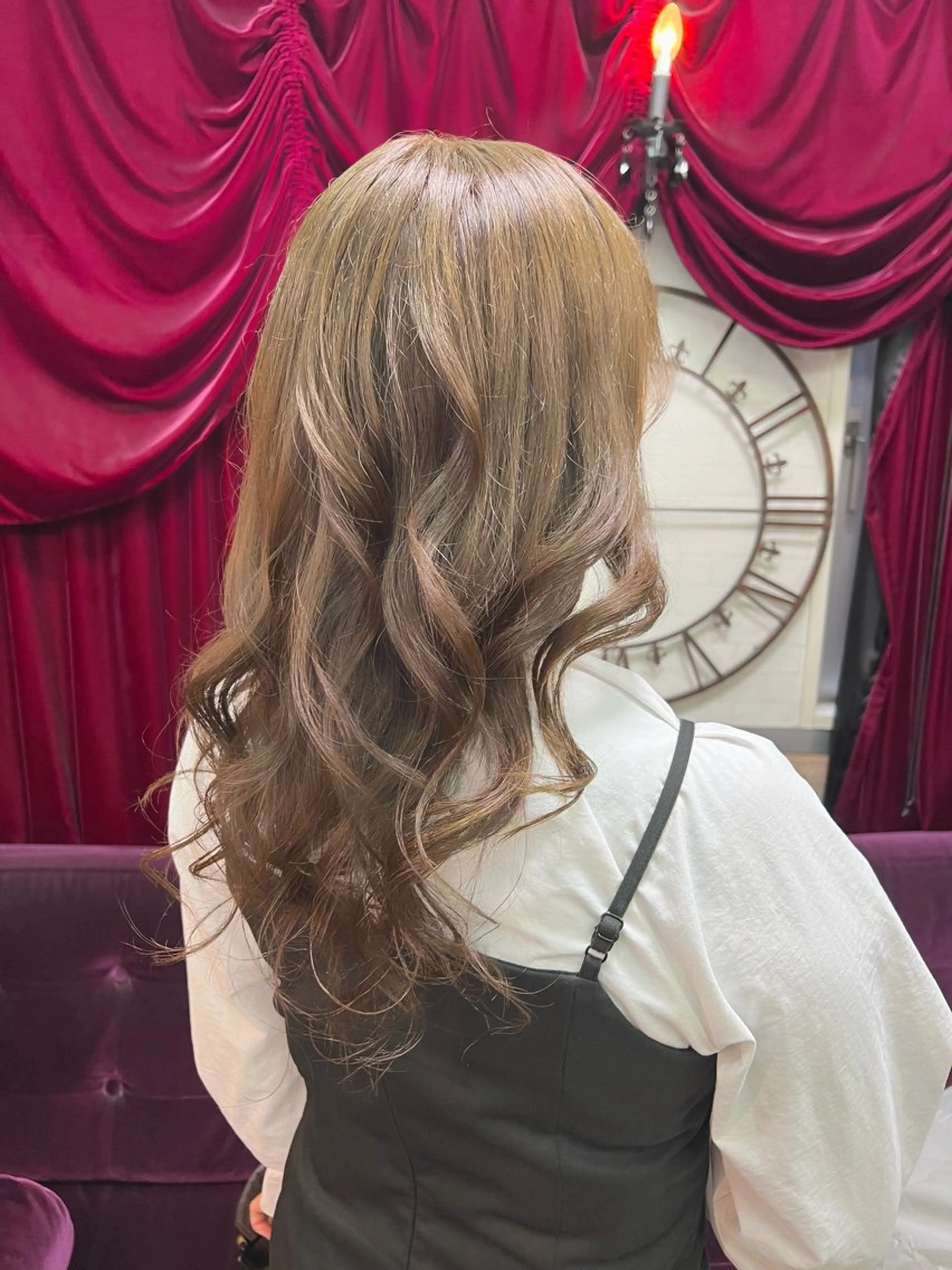 カラー アッシュ 透明感カラー ヘアカラー トリートメント V系ウルフ/ホワイト ブリーチ/🐺Rinのヘアスタイル