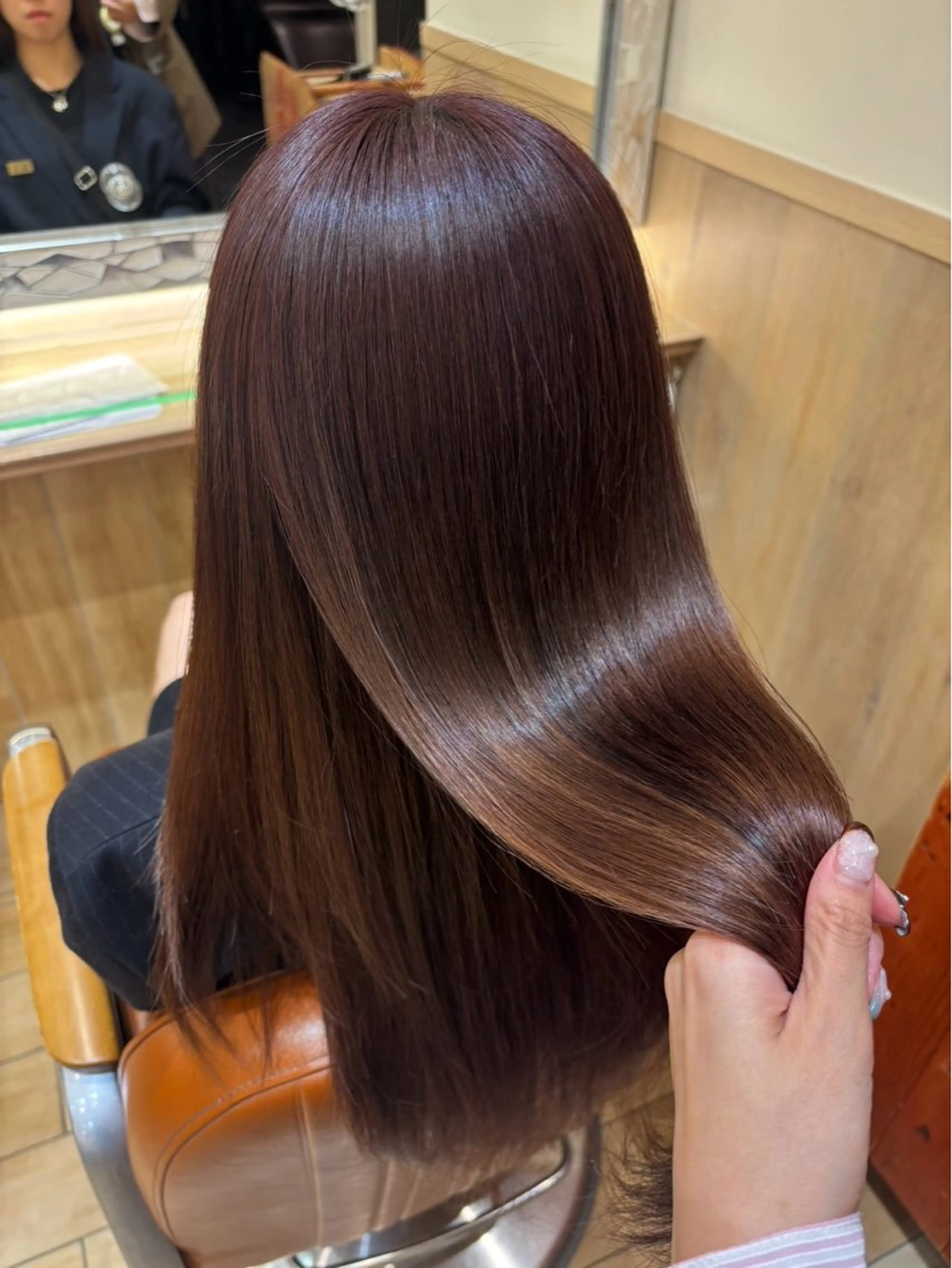 ロング 髪質改善 トリートメント トリートメント 平久保 唯那のヘアスタイル