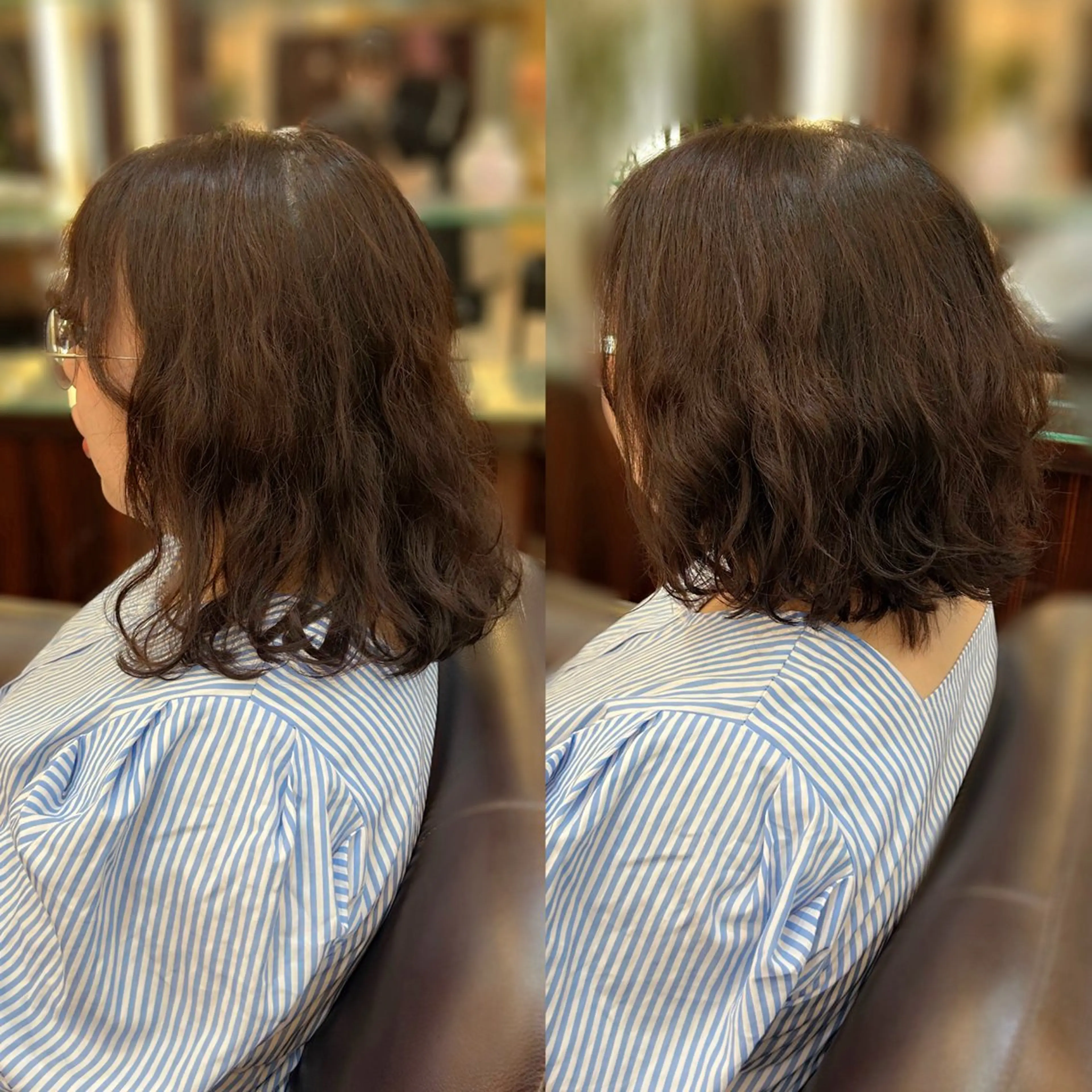 ミディアム 永井 麻ユ子のヘアスタイル