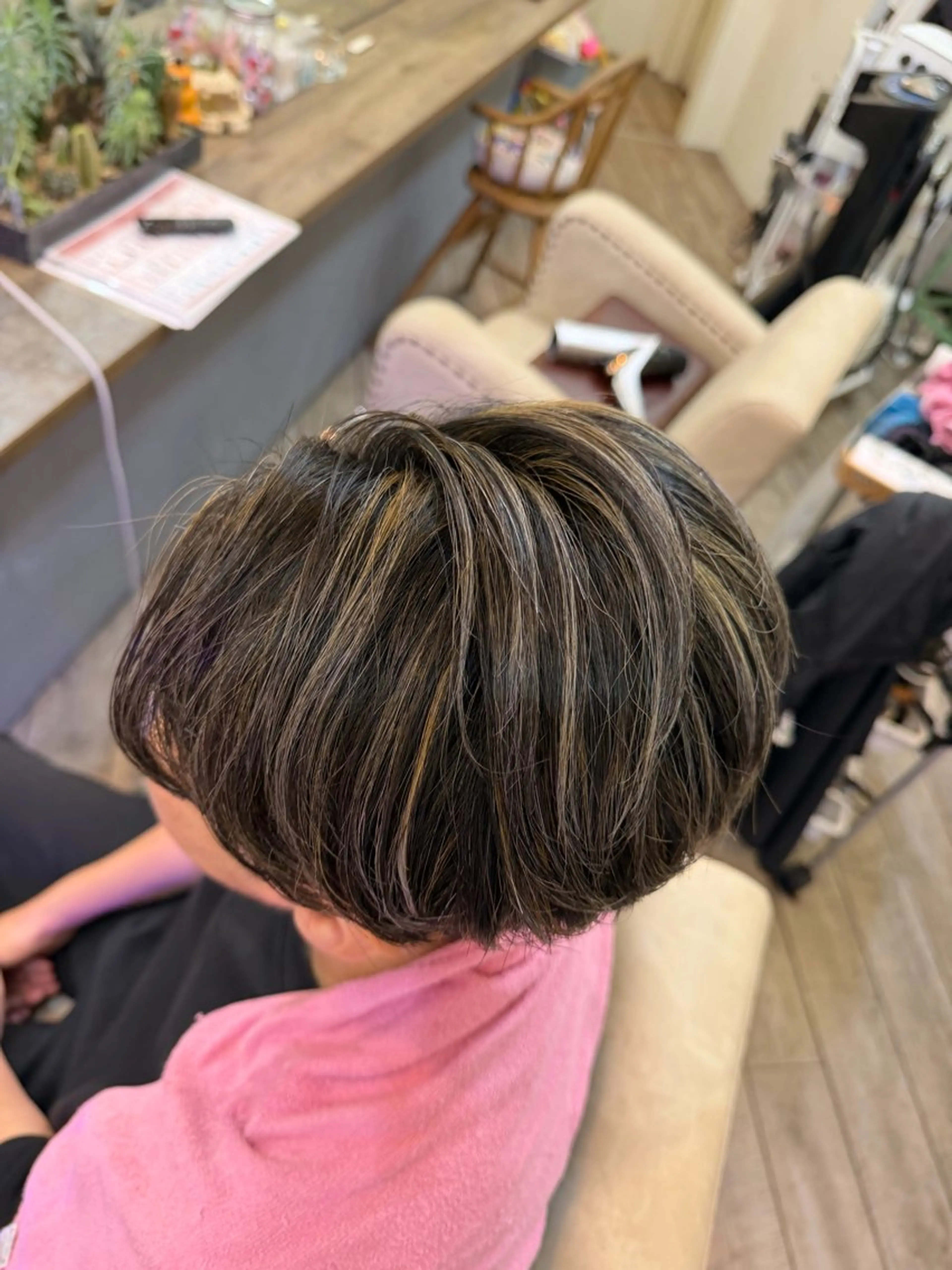 カラー メンズ カット ヘアカラー トリートメント 鶴見 和美のヘアスタイル