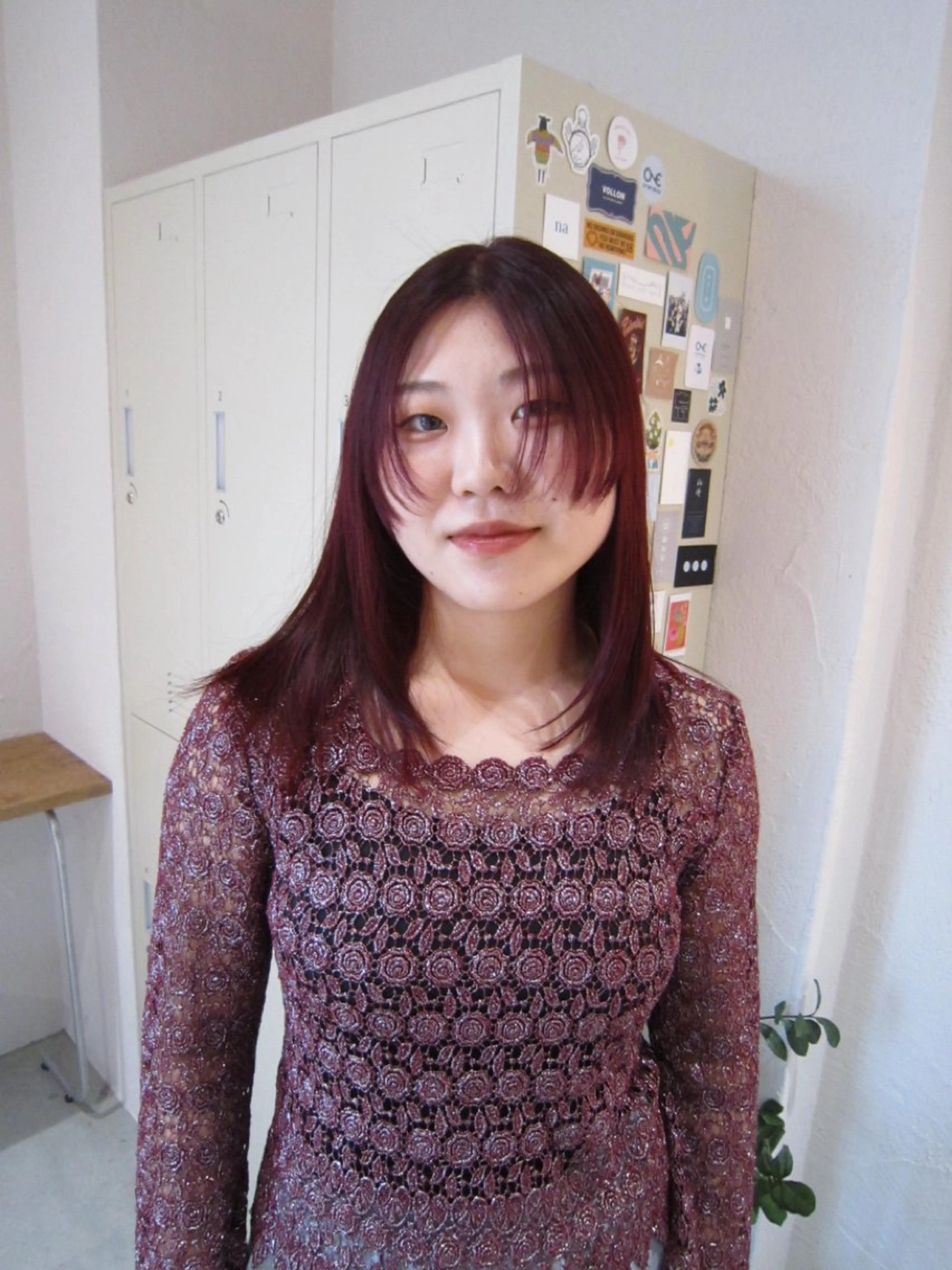 ミディアム カラー ブラウンカラー レッドカラー カット 🌷似合わせカラー 🌷/岡崎/アイ🐰のヘアスタイル