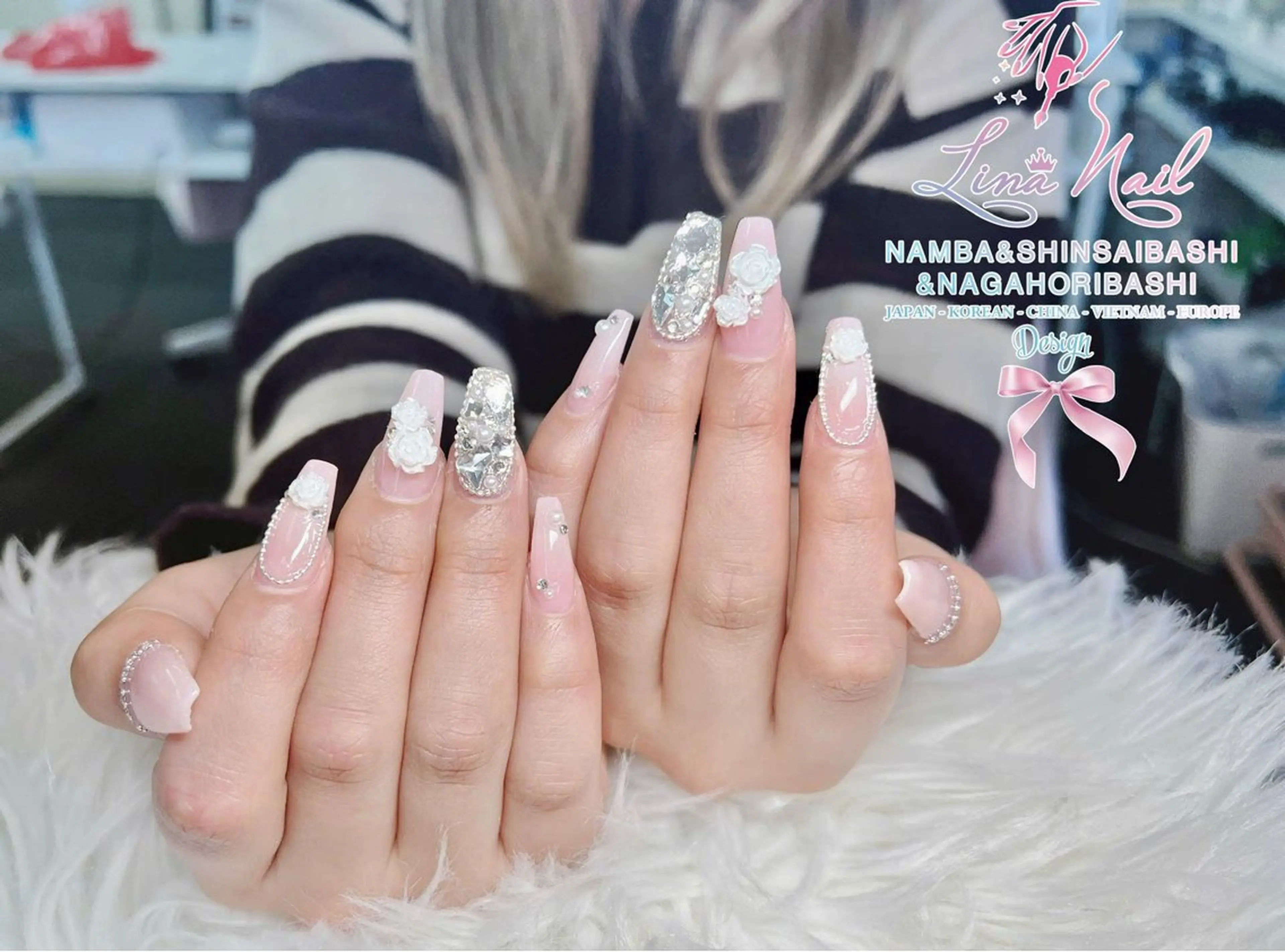 ネイル フットネイル ジェルネイル 持ち込み ネイルチップ ハンドネイル リナネイル 長堀橋店／東心斎橋店のネイルデザイン