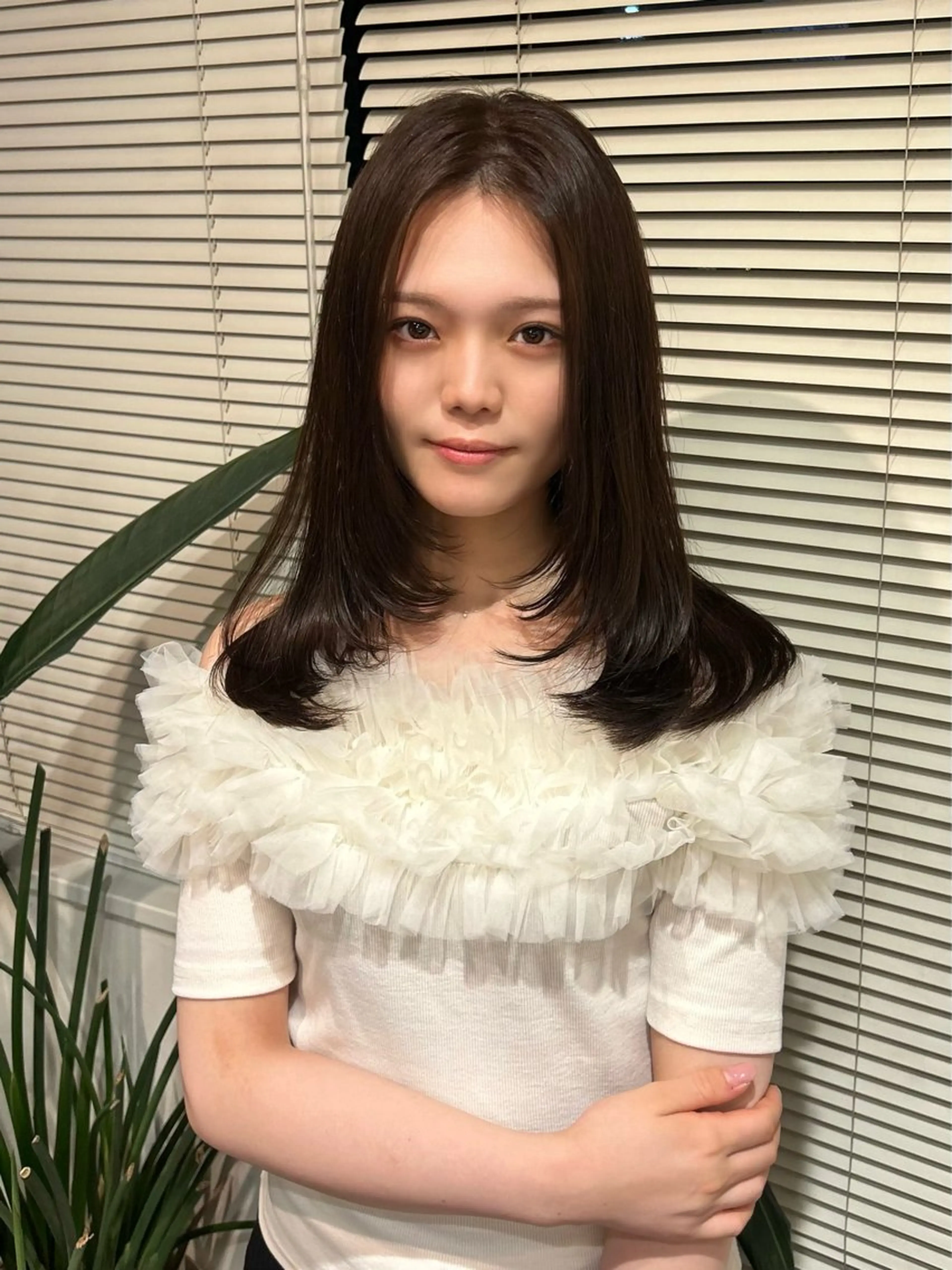 ミディアム カット ヘアカラー トリートメント Ami♡表参道/艶髪 ピンク/盛れカットのヘアスタイル