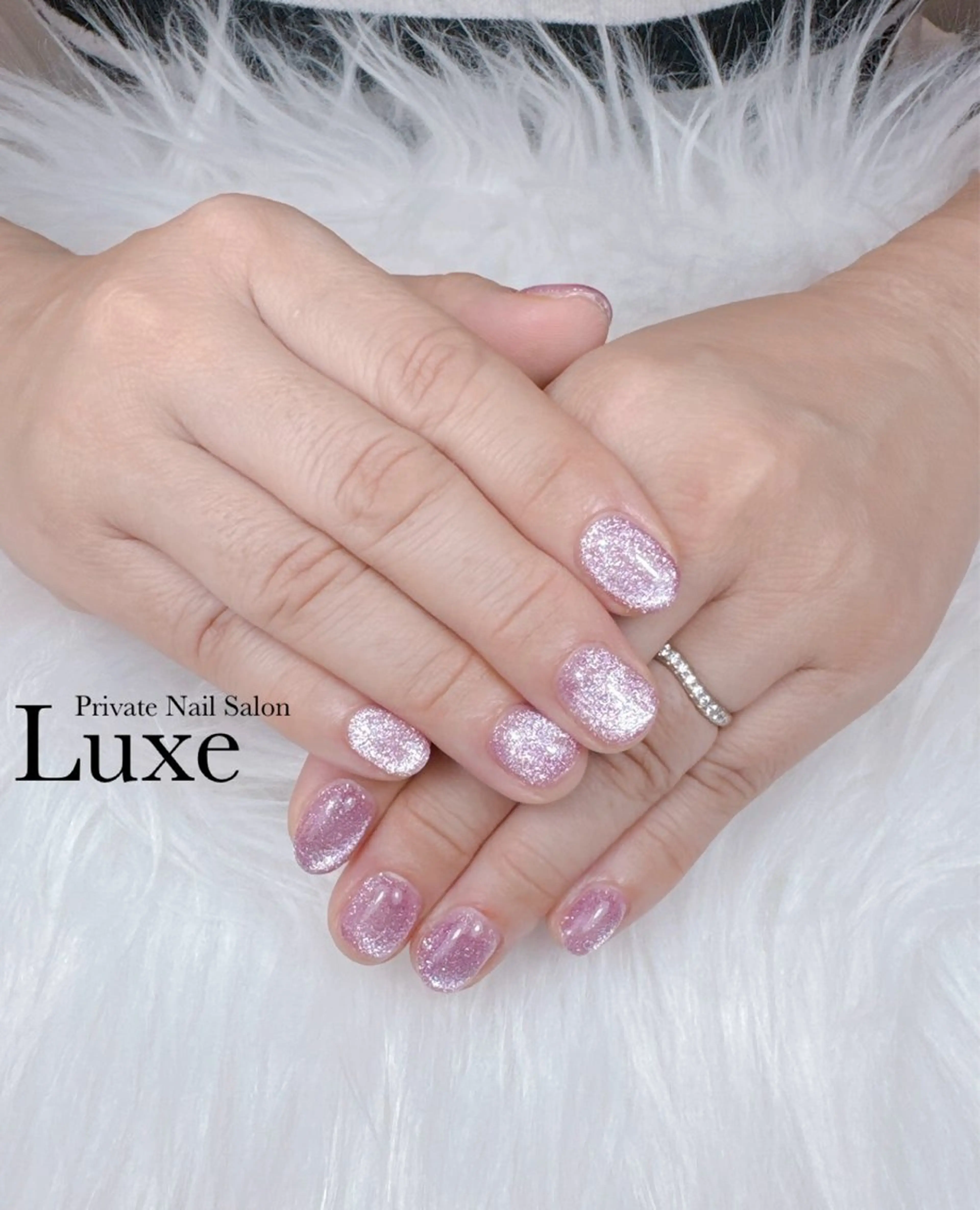 ネイル フラッシュネイル フラッシュマグ マグネットネイル nail salon Luxe【リュクス】のネイルデザイン