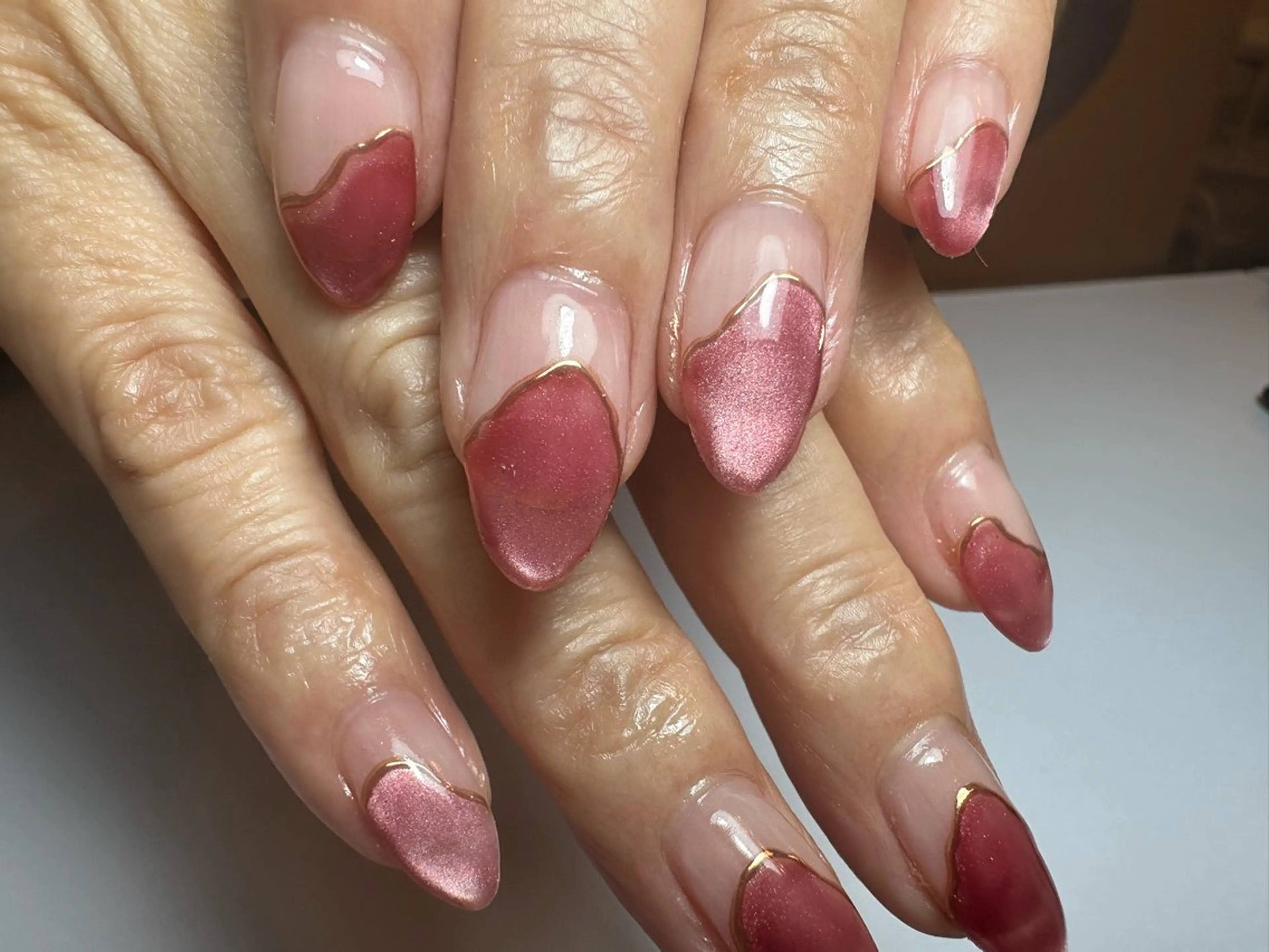 セミロング shandy nailのネイルデザイン