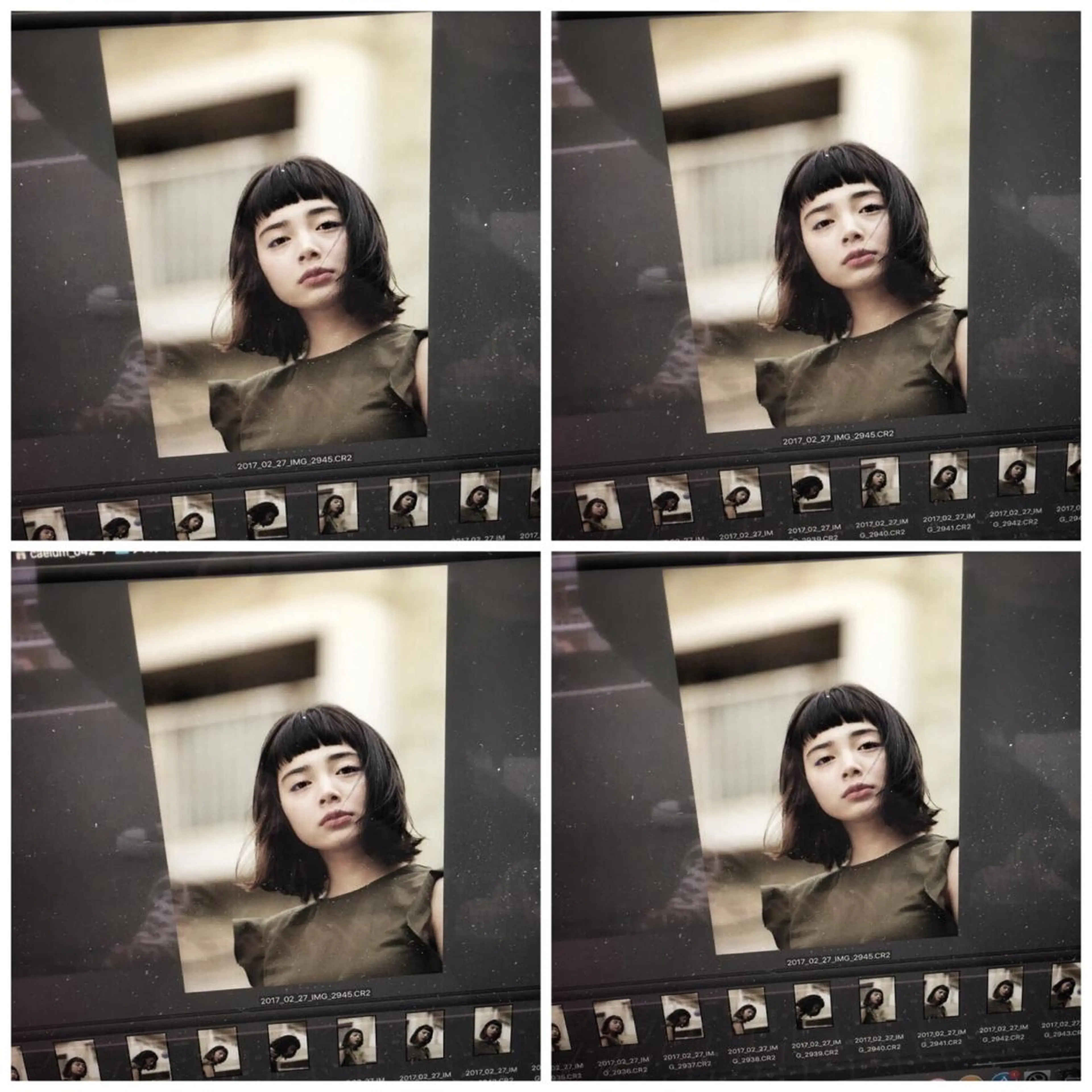 ミディアム ミディアムパーマ 圧倒的美髪ストレート ツダケイタロウのヘアスタイル