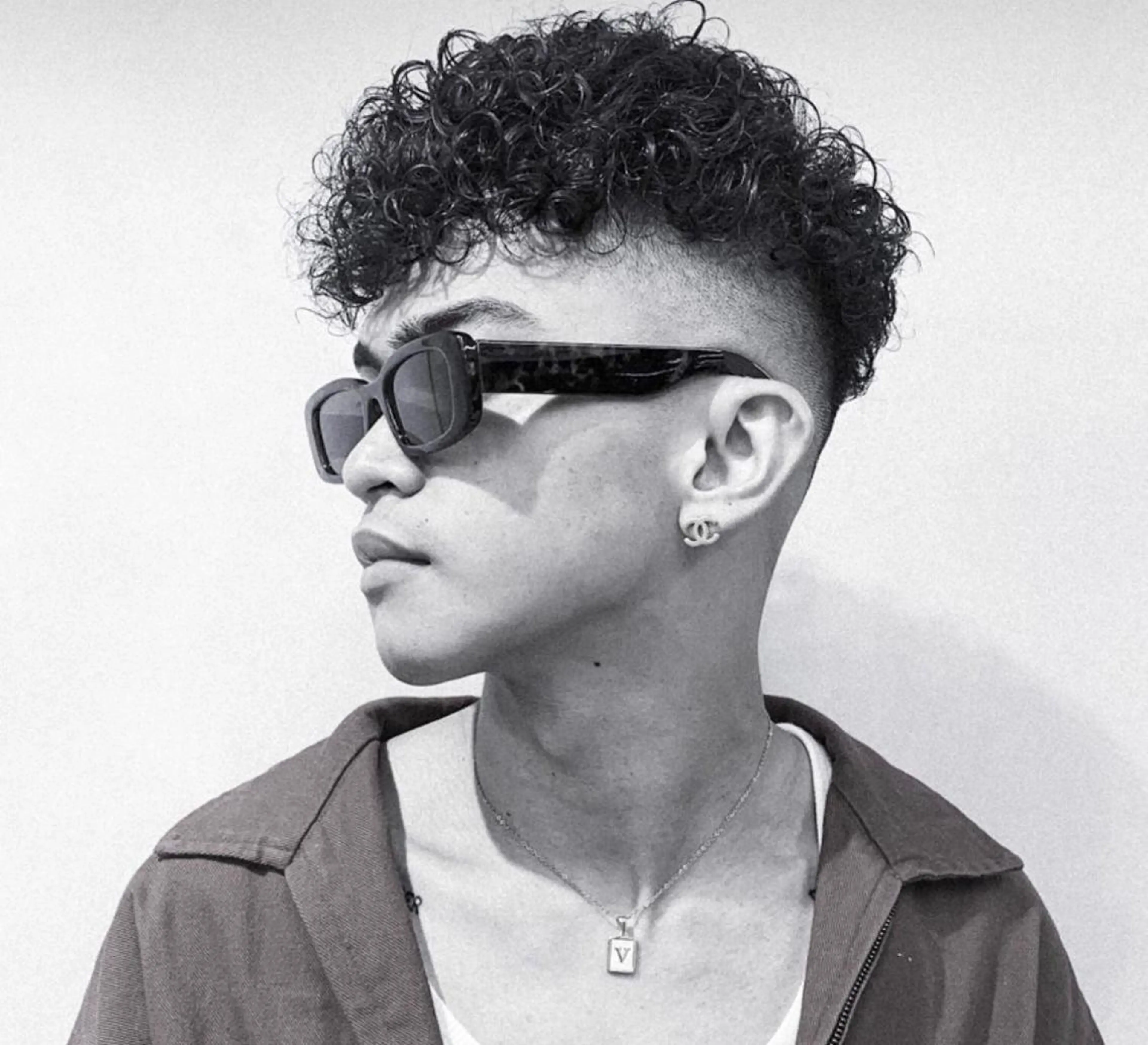 ショート メンズ カット パーマ メンズ専門ブリー チカラー⚡️リュウジのヘアスタイル