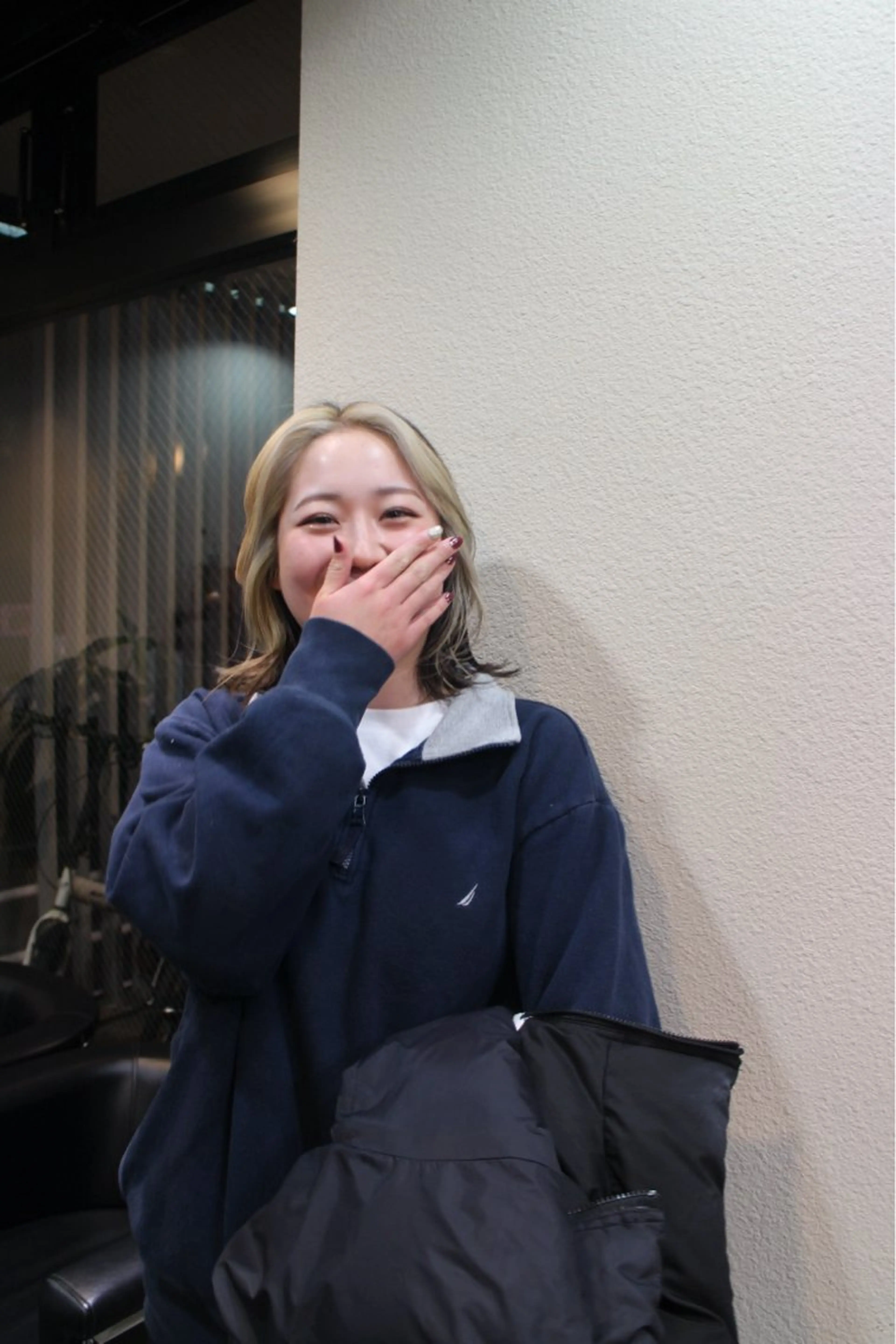 ミディアム カラー カーリーパーマ/ 透明ｶﾗｰ/MIKUのヘアスタイル