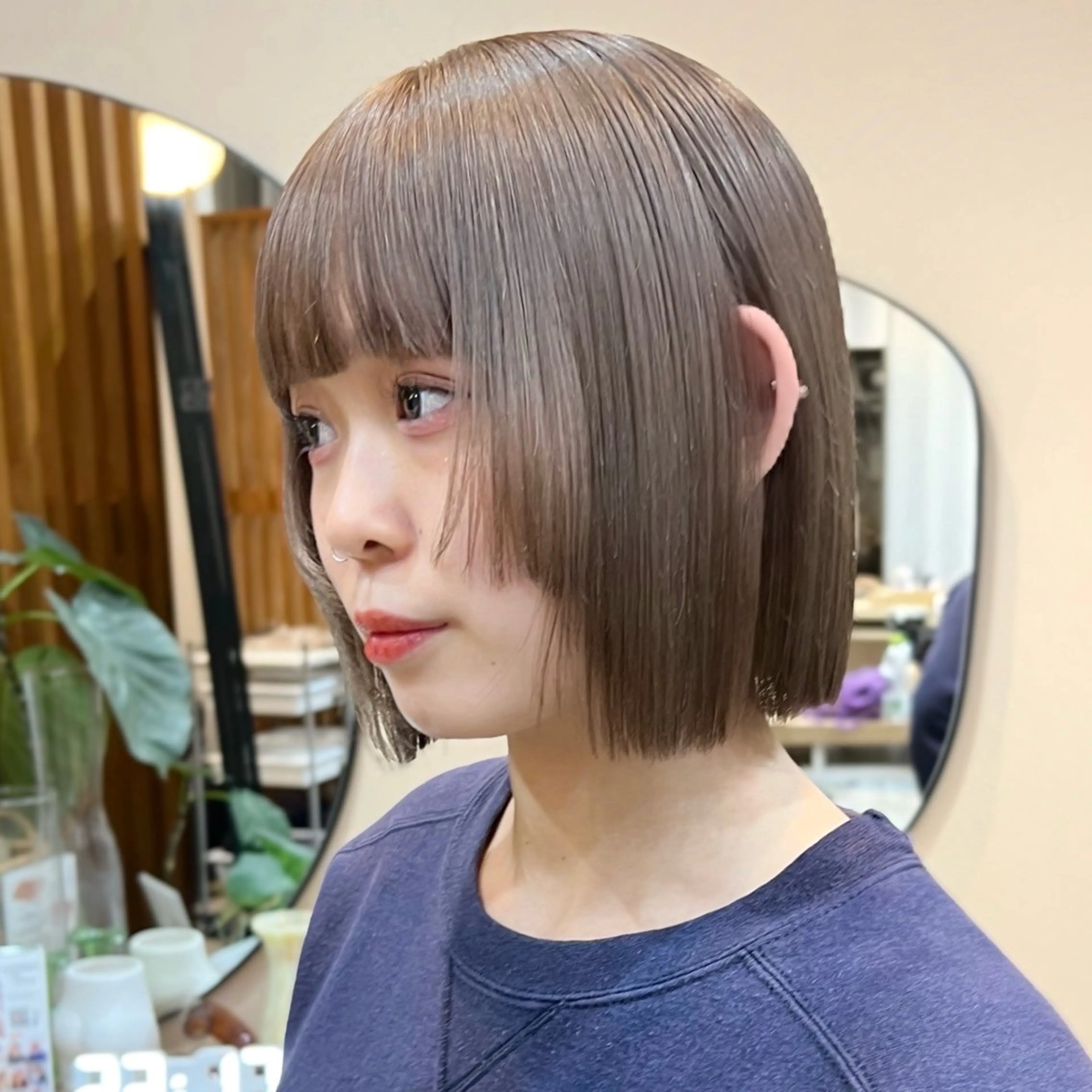 ショート カラー レイヤー/柔らか 透明感カラー/ゆきなのヘアスタイル