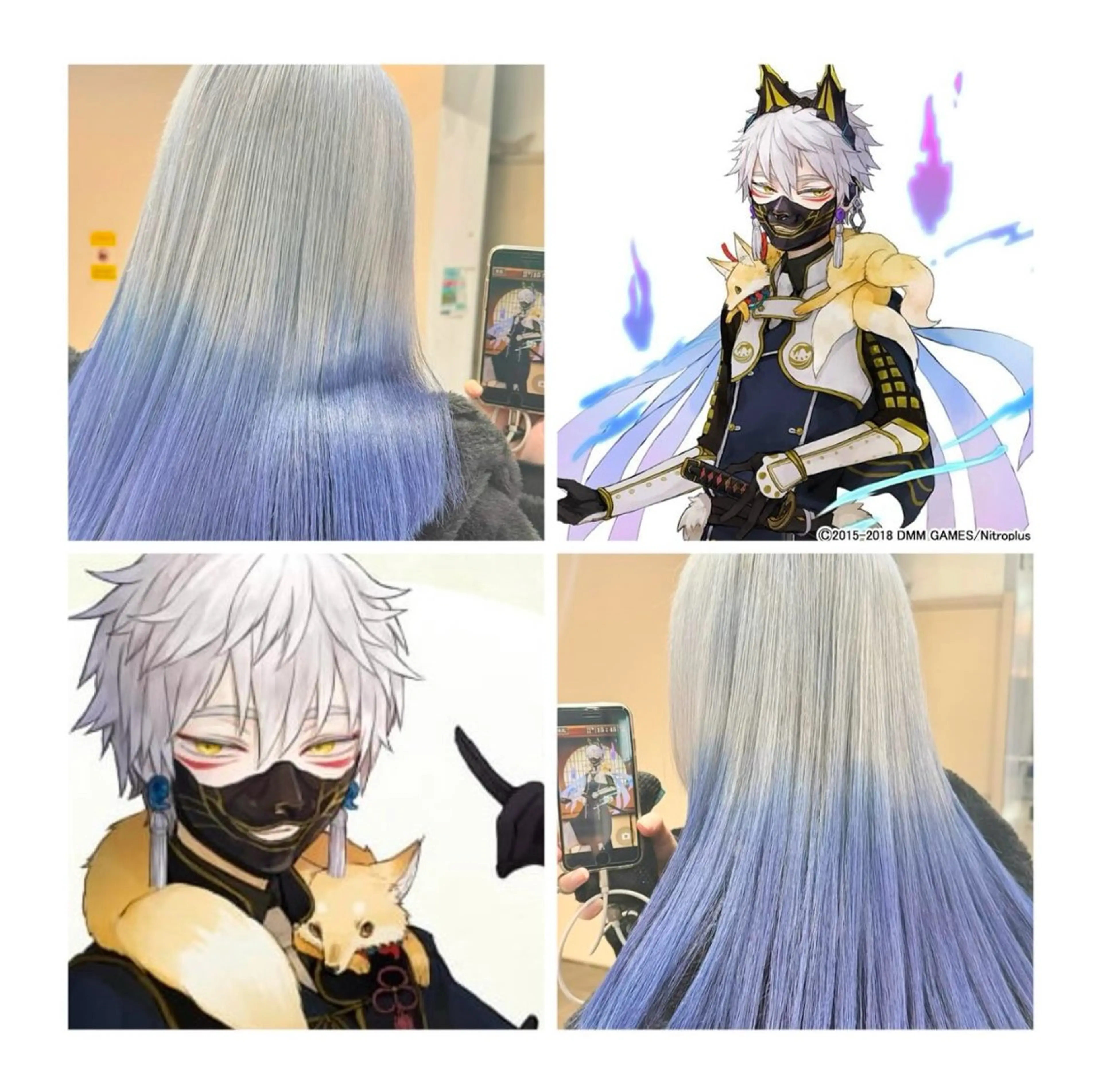 セミロング カラー ヘアカラー GARU-ガル-所属・TSUNO🦖 派手髪/オタク美容師のヘアスタイル