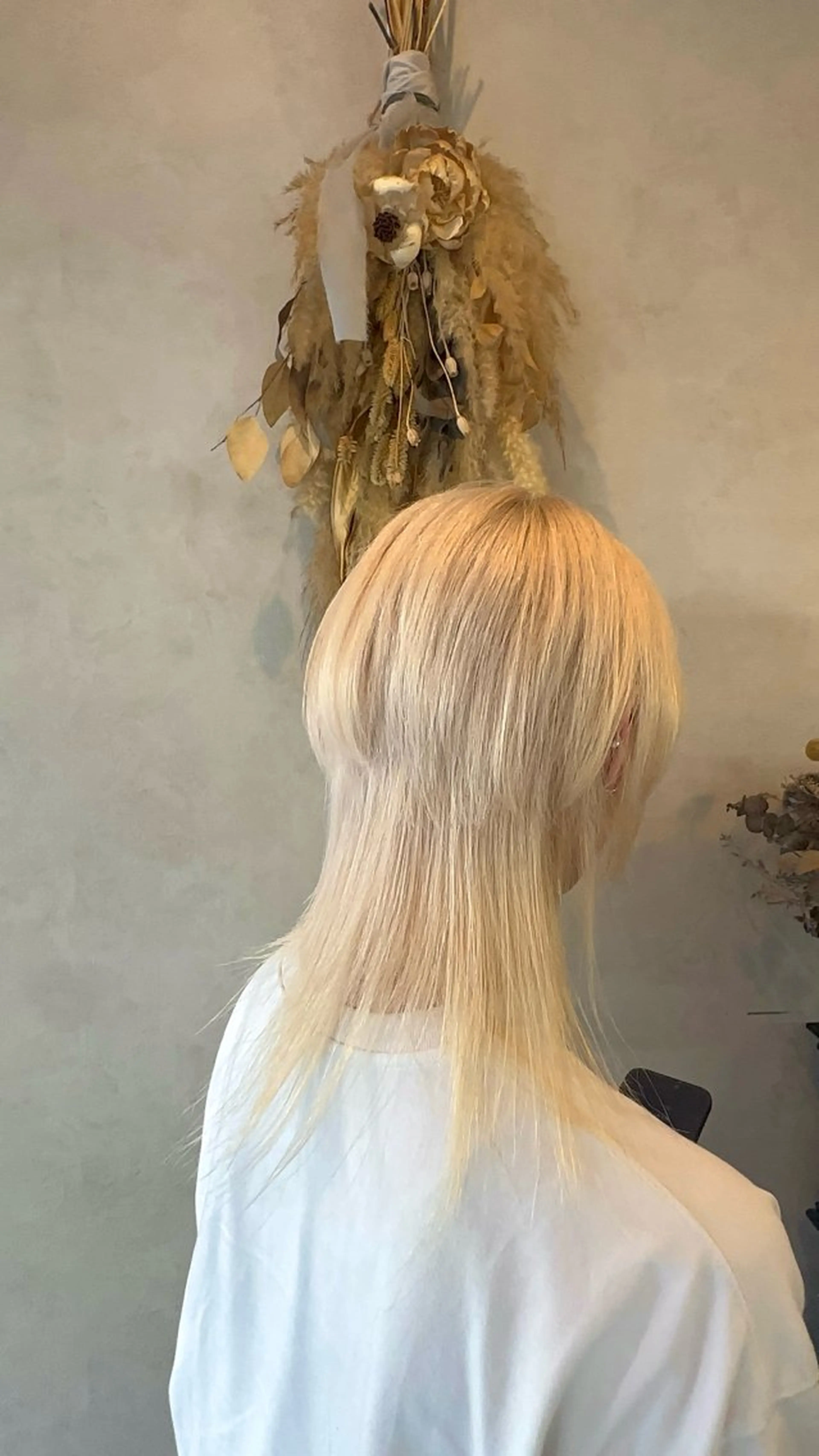 ロング ヘアカラー 中川 舞のヘアスタイル