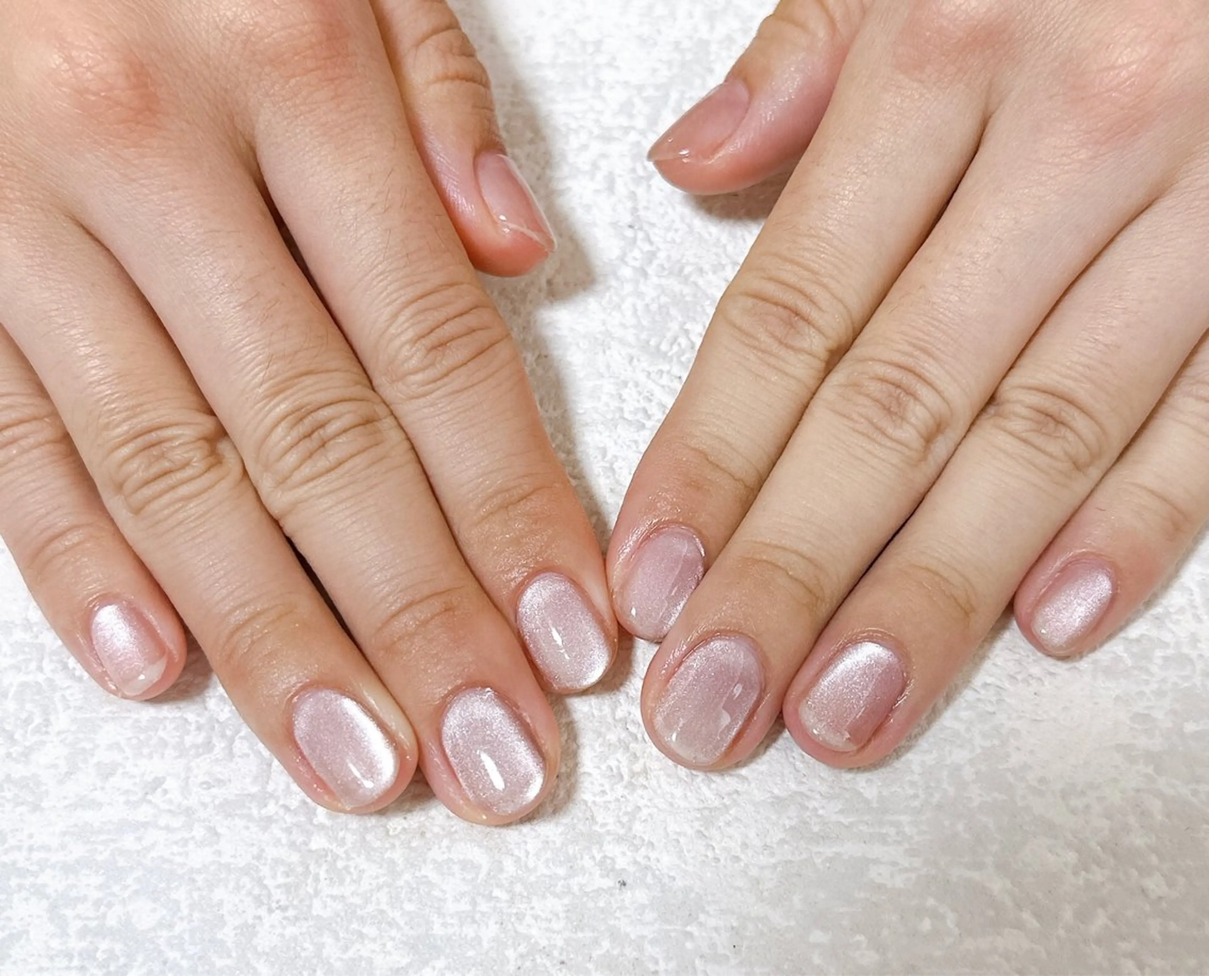 ネイル オーロラネイル フットネイル フレンチネイル ジェルネイル 韓国ネイル ハンドネイル mogunail &blowのネイルデザイン