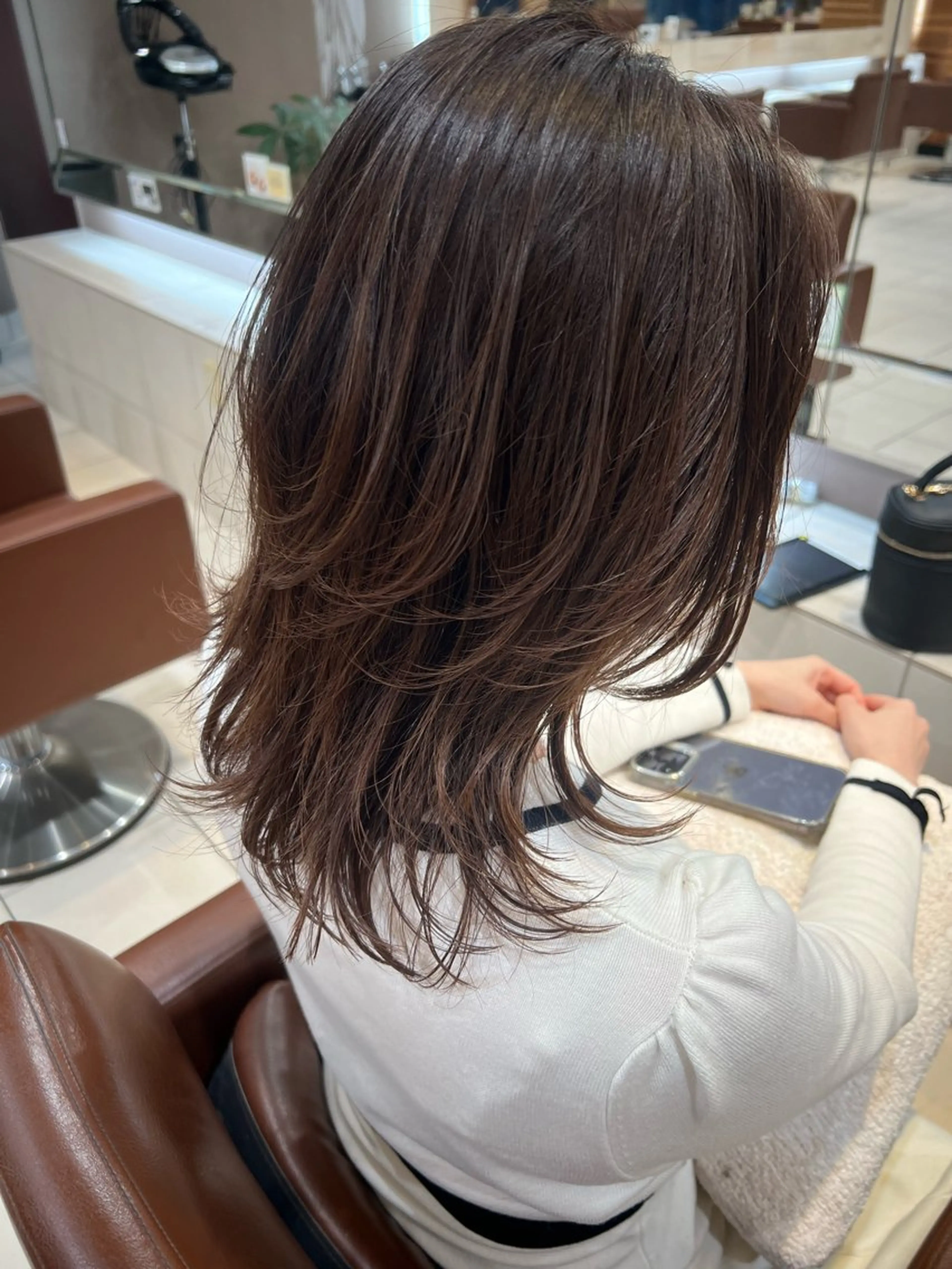 ミディアム レイヤーカット 川崎レイヤーカット /江口真正のヘアスタイル