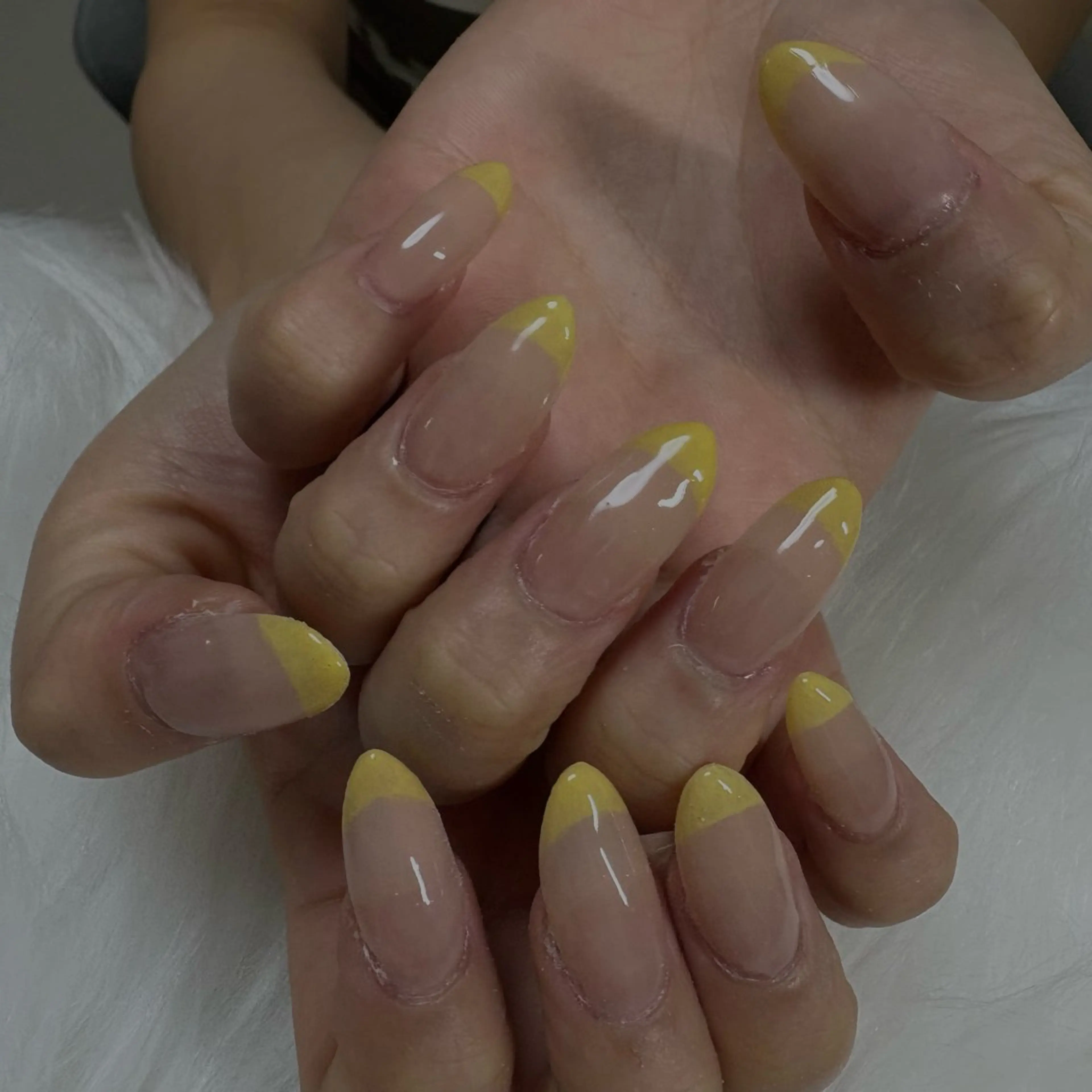 ネイル 長さ出し フットネイル フレンチネイル ハート キラキラネイル vante_aimi .パラジェル取扱店のネイルデザイン