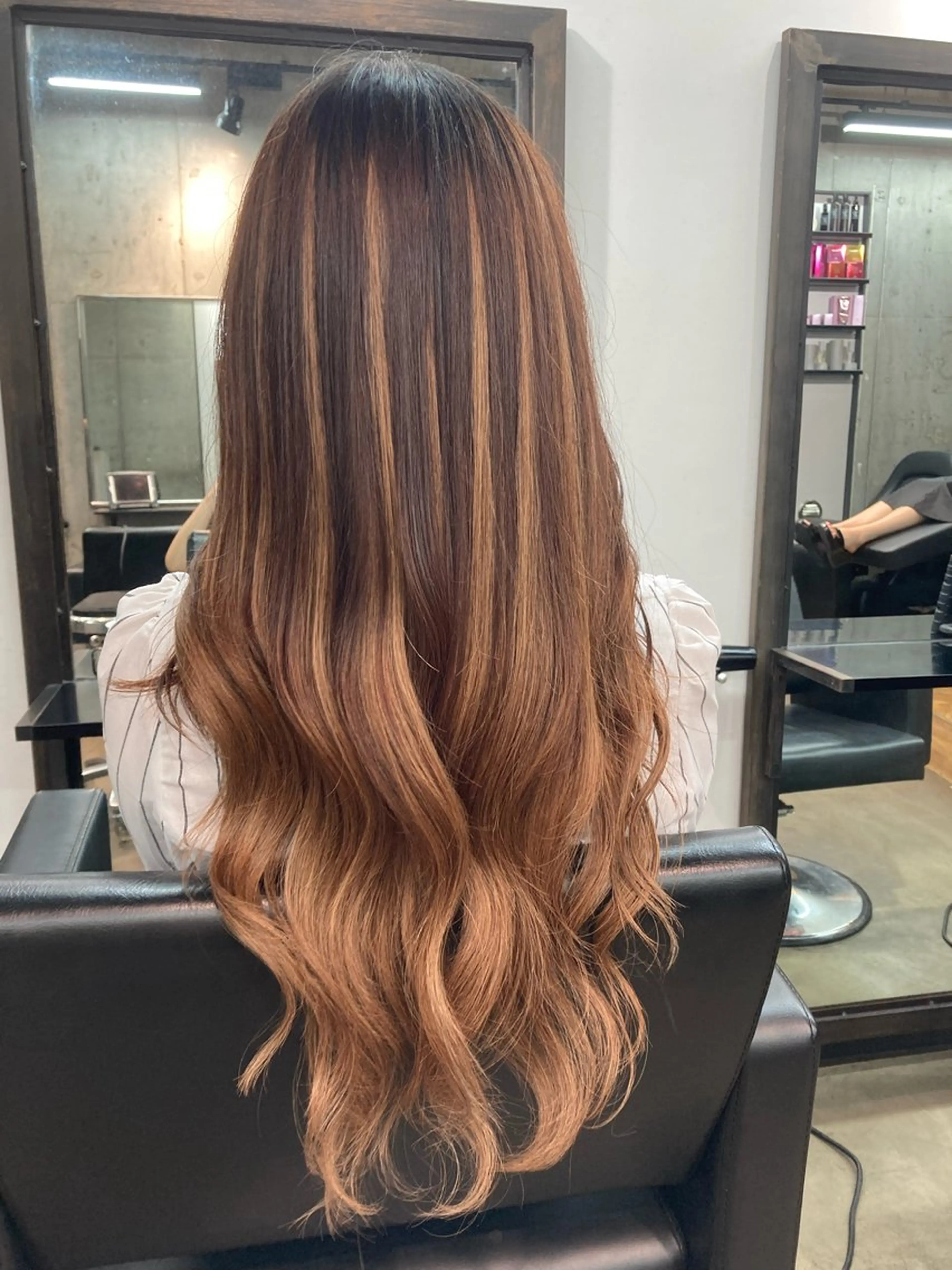 ロング ✨最安値✨エクステ カラー🌼つきな🌼のヘアスタイル