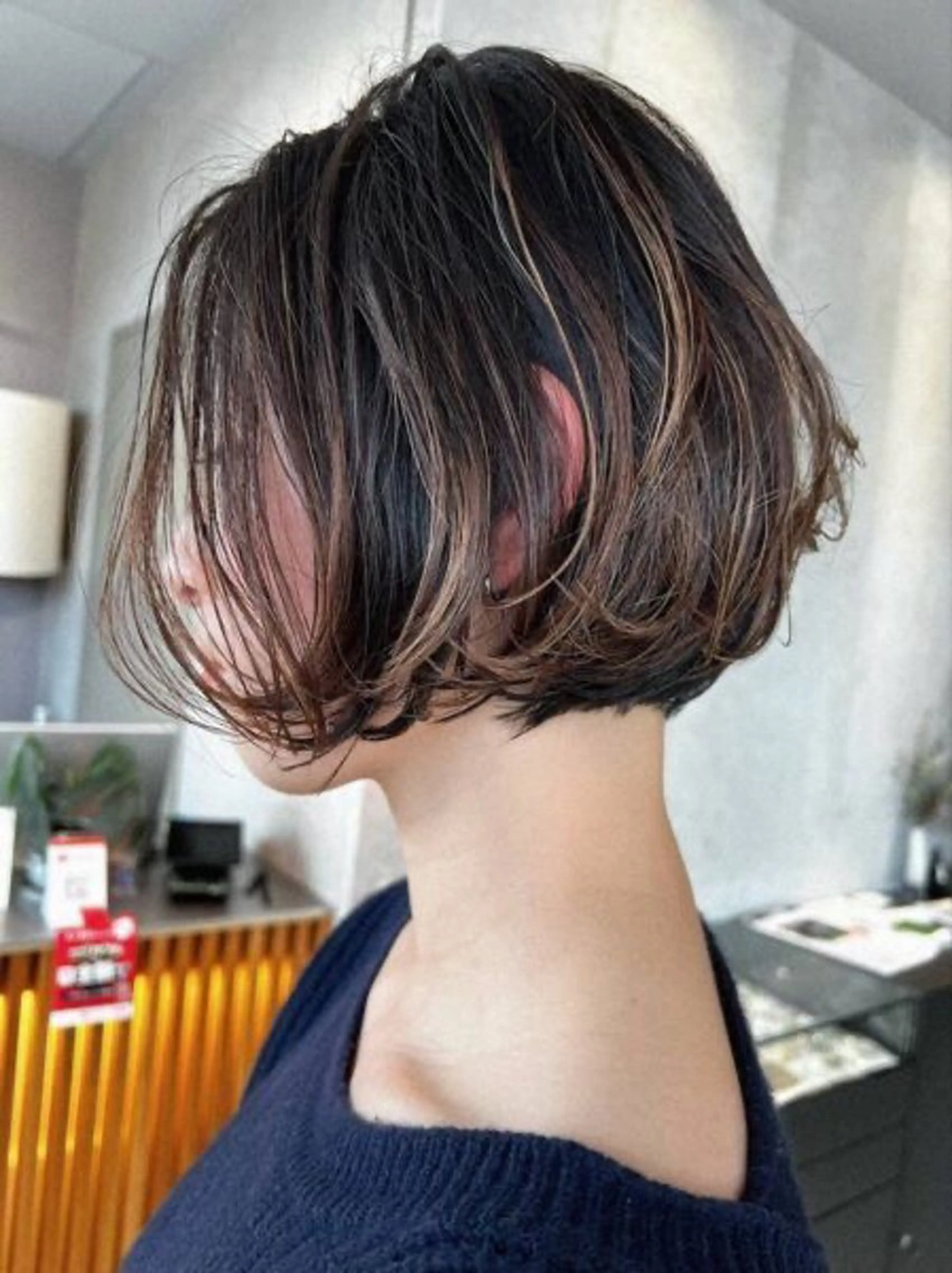 パーマ 顔まわりカット/艶髪 カラー✨けいとのヘアスタイル