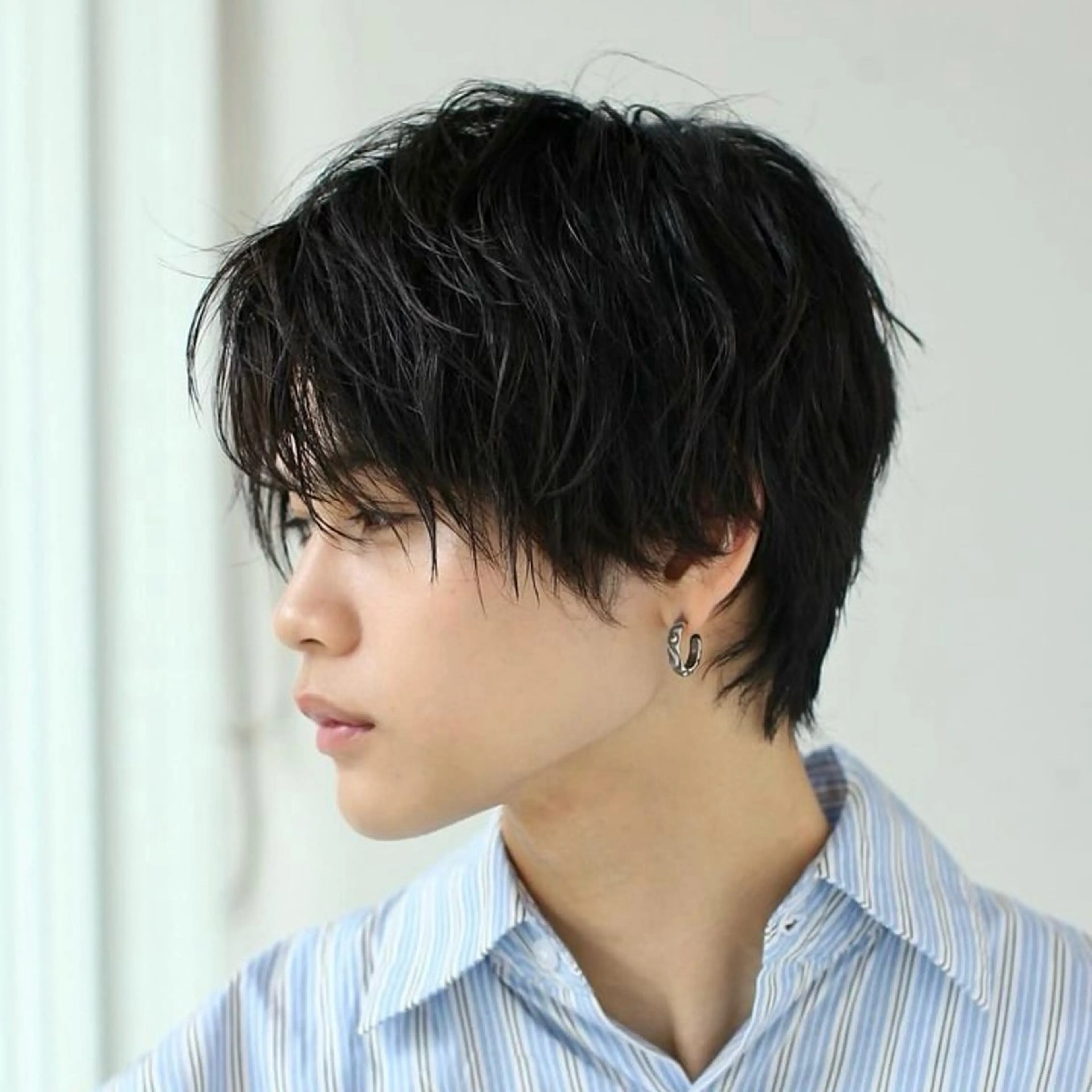 ショート パーマ メンズ カット パーマ 田原 慎也のヘアスタイル