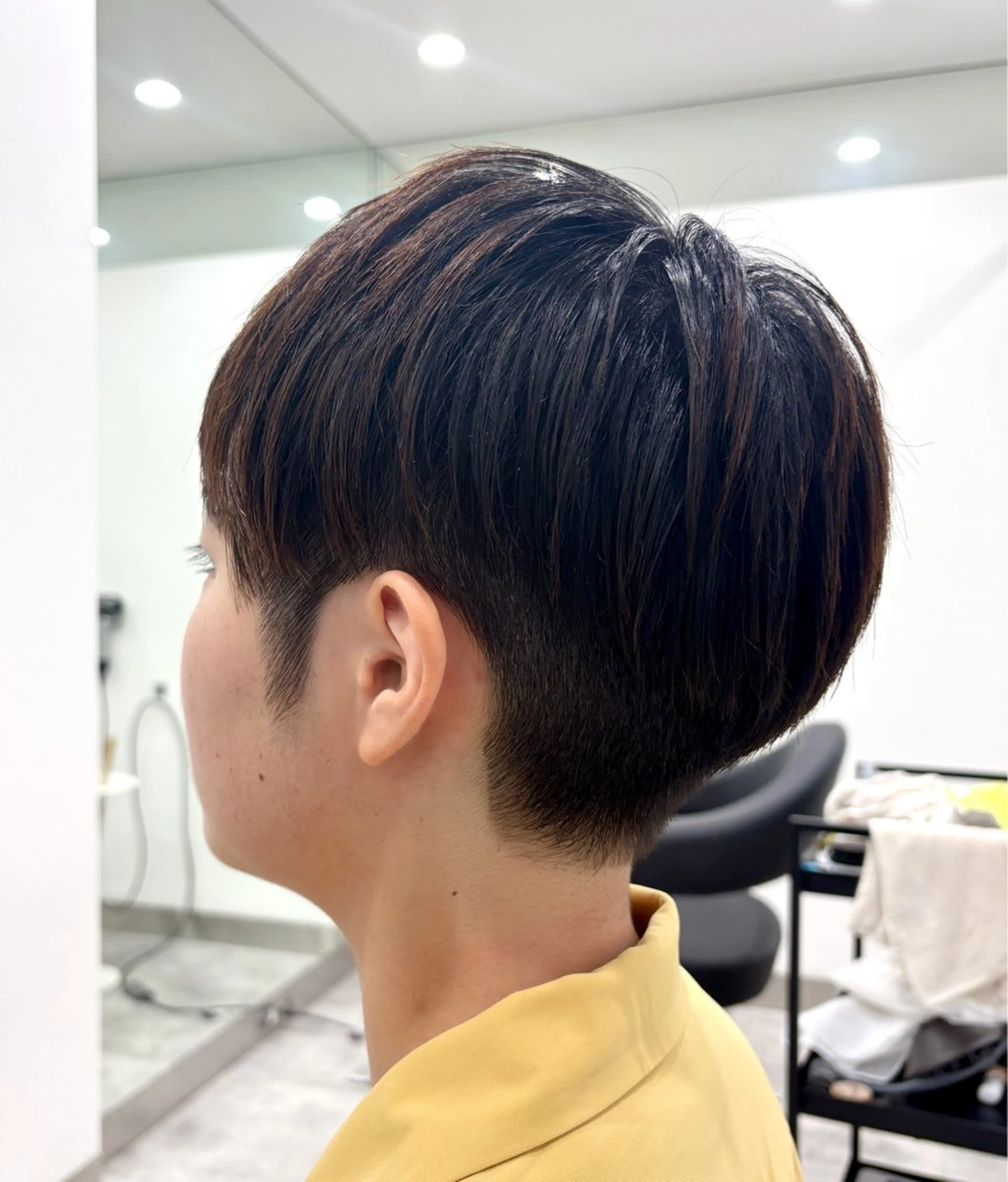 ショート ヘアアレンジ メンズ メンズブリーチ メンズ韓国風 ボブ 韓国風ヘア レイヤーカット 💝似合わせカット& カラーUruna💝のヘアスタイル