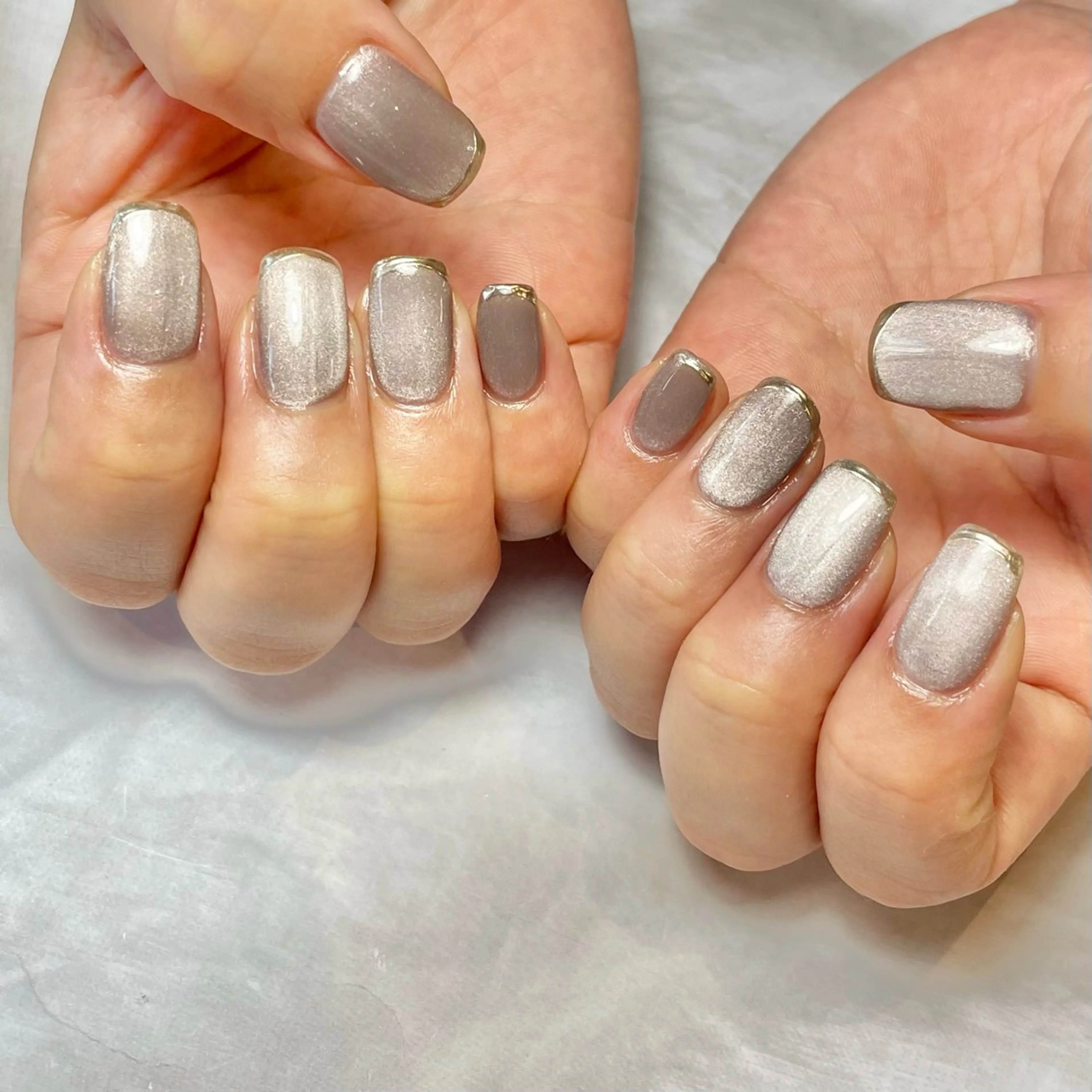 ネイル ミラーネイル ハンドネイル Reflection marikoのネイルデザイン