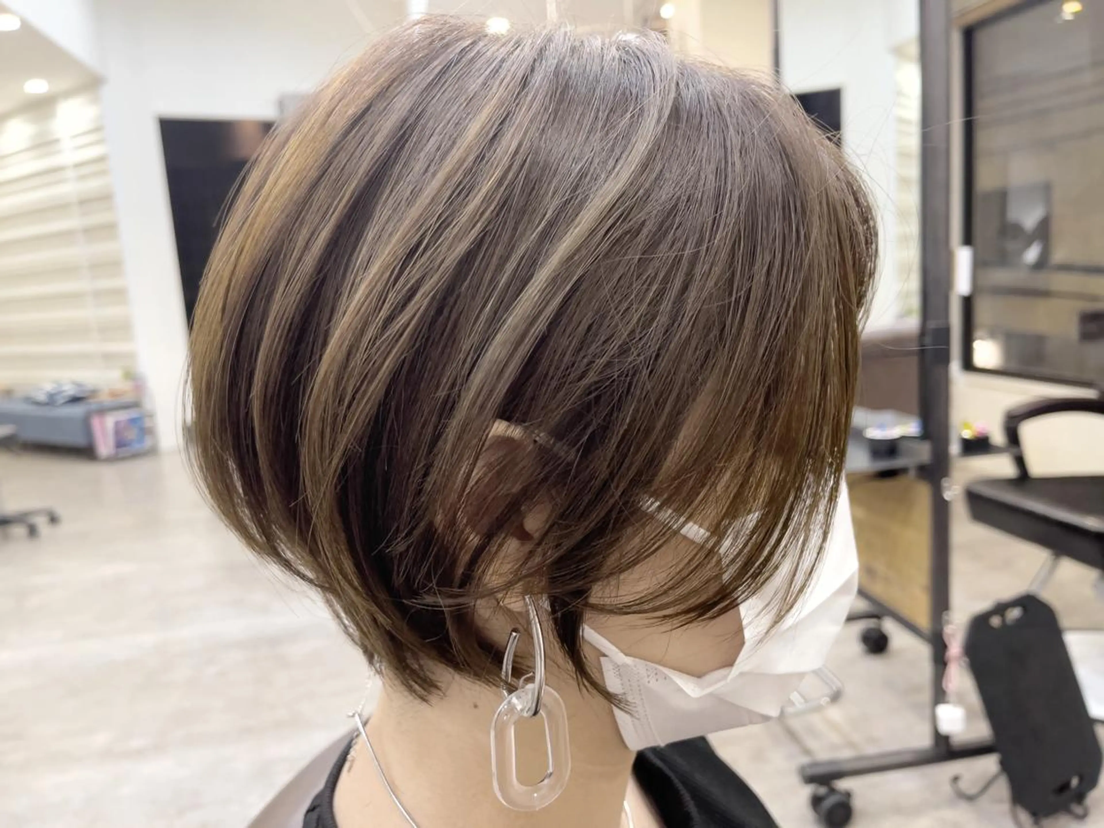 ショート カラー OAK溝の口 𖠋SHINYAのヘアスタイル